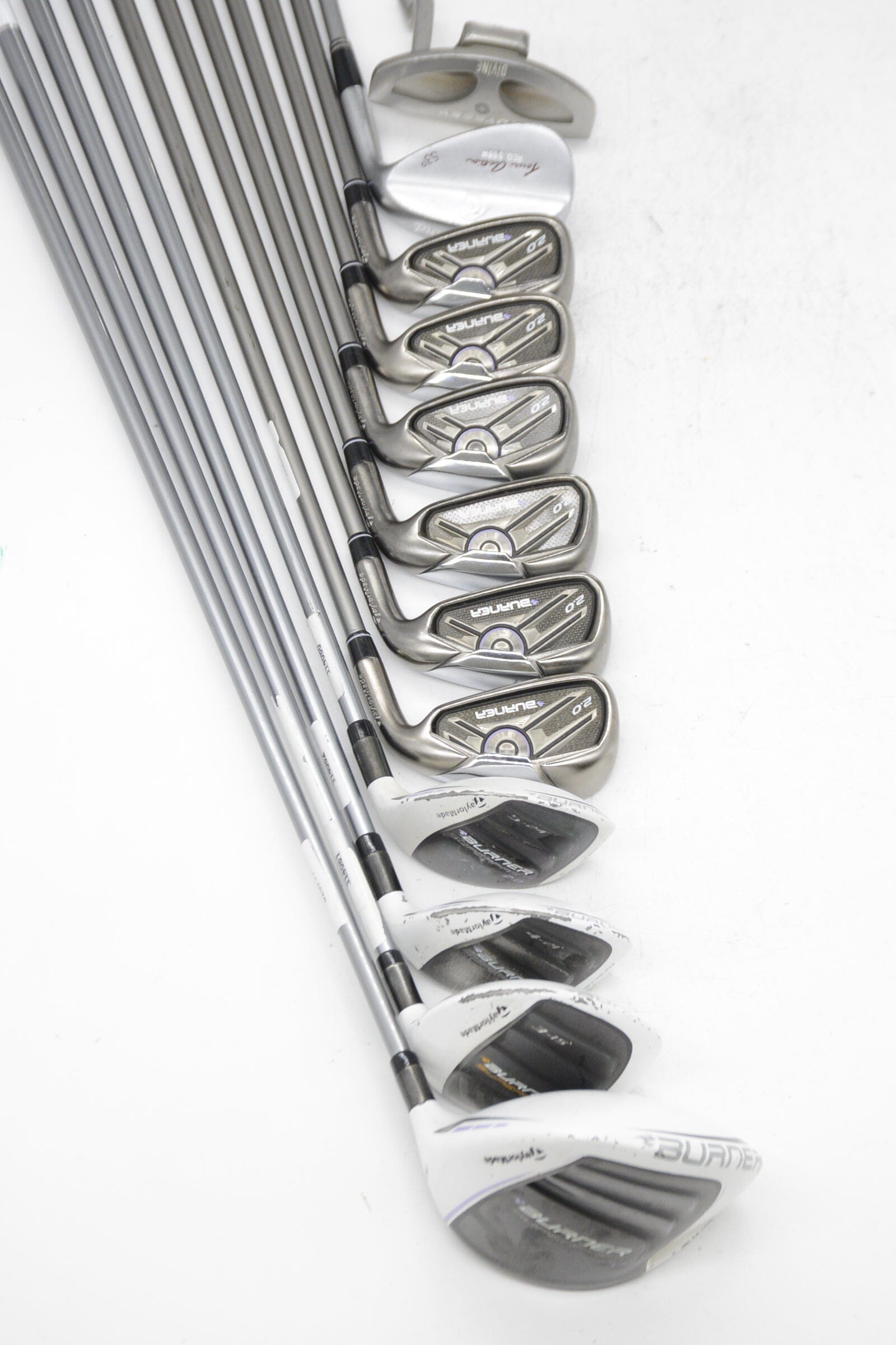 Women's TaylorMade Burner 2.0 Mixed Full Set W Flex -0.25" Golf Clubs GolfRoots 