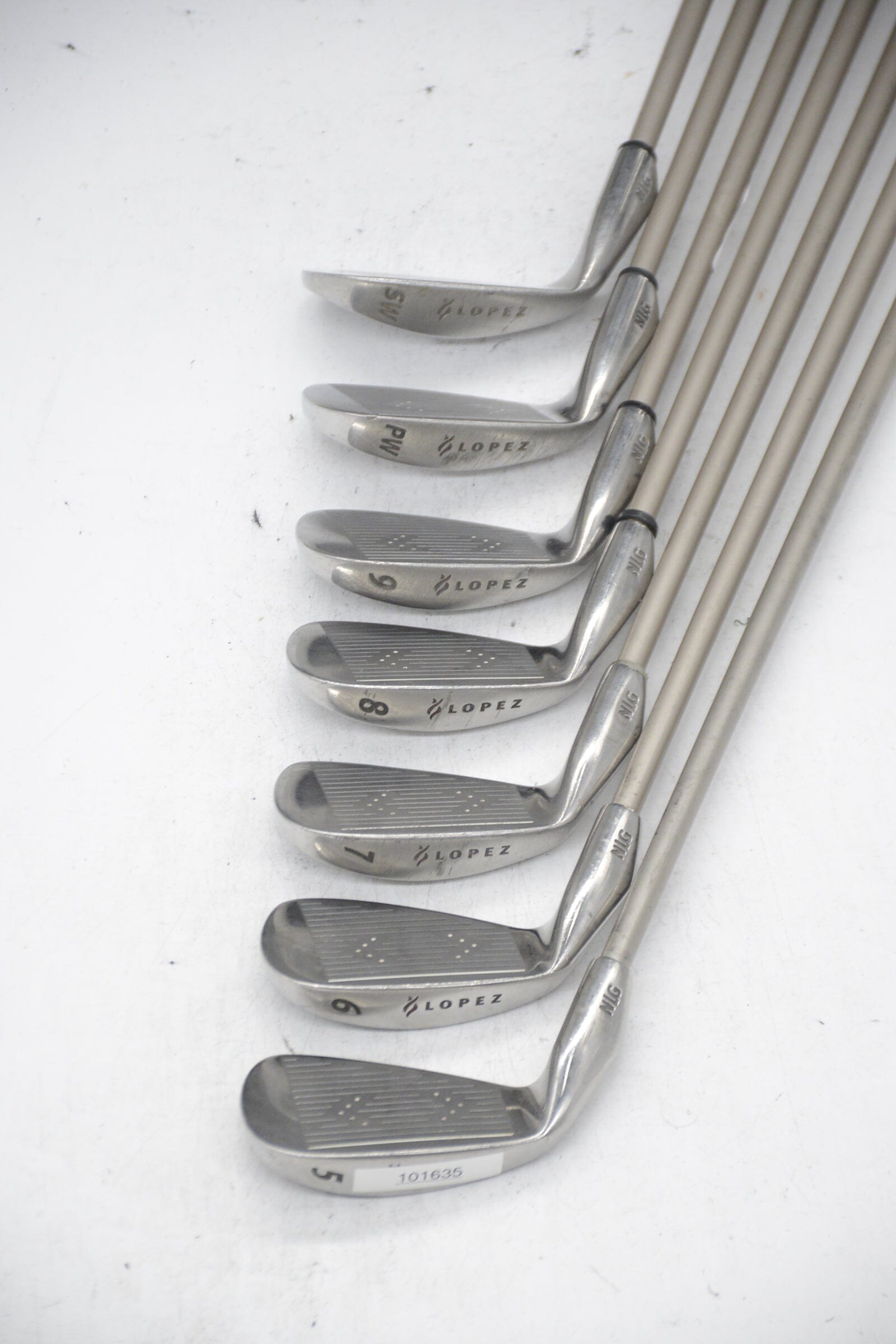 Women's Nancy Lopez Albany Series 250 5-PW, SW Iron Set W Flex -0.75" Golf Clubs GolfRoots 