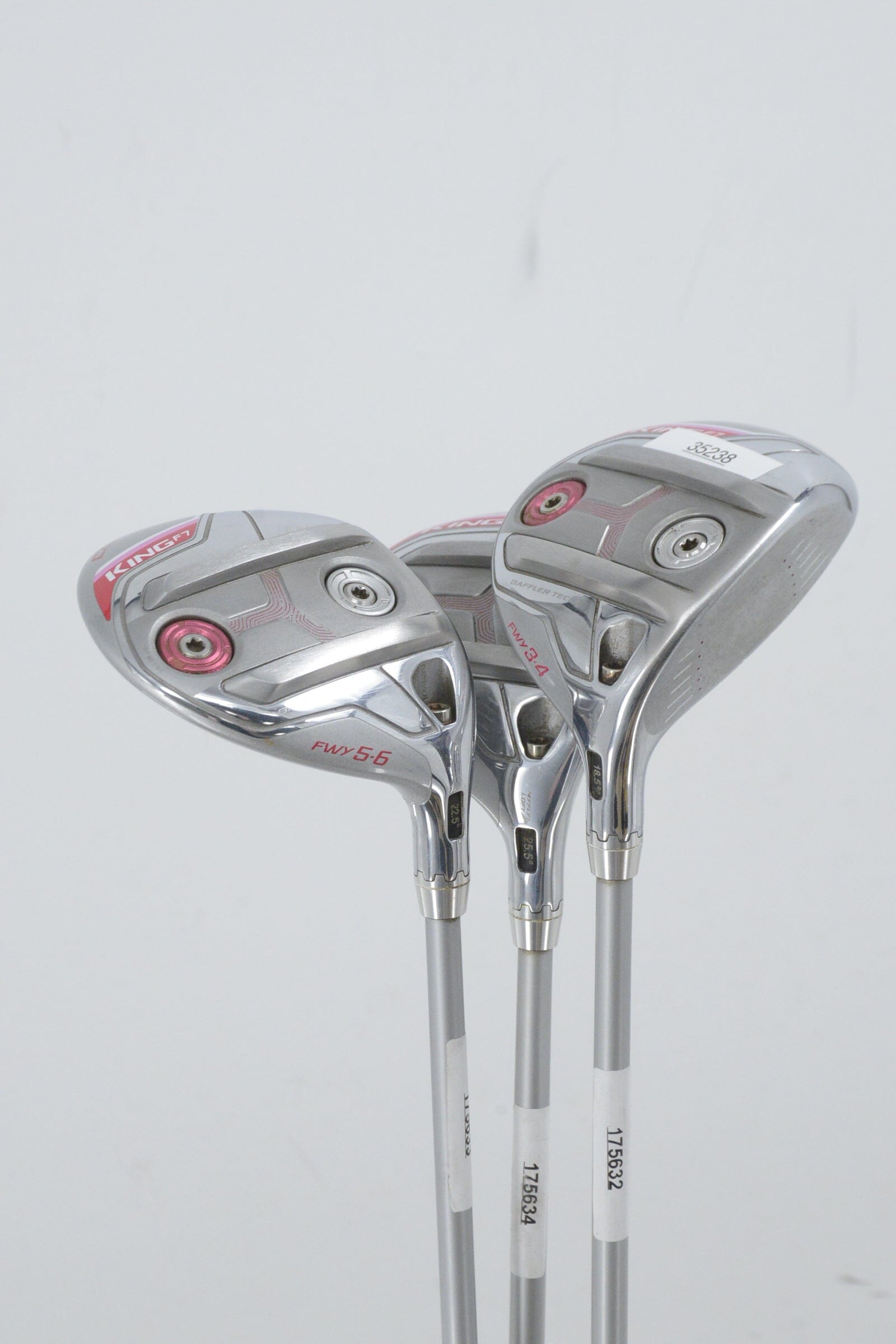 Women's Cobra King F7 3W, 5W, 7W Wood Set W Flex Golf Clubs GolfRoots 