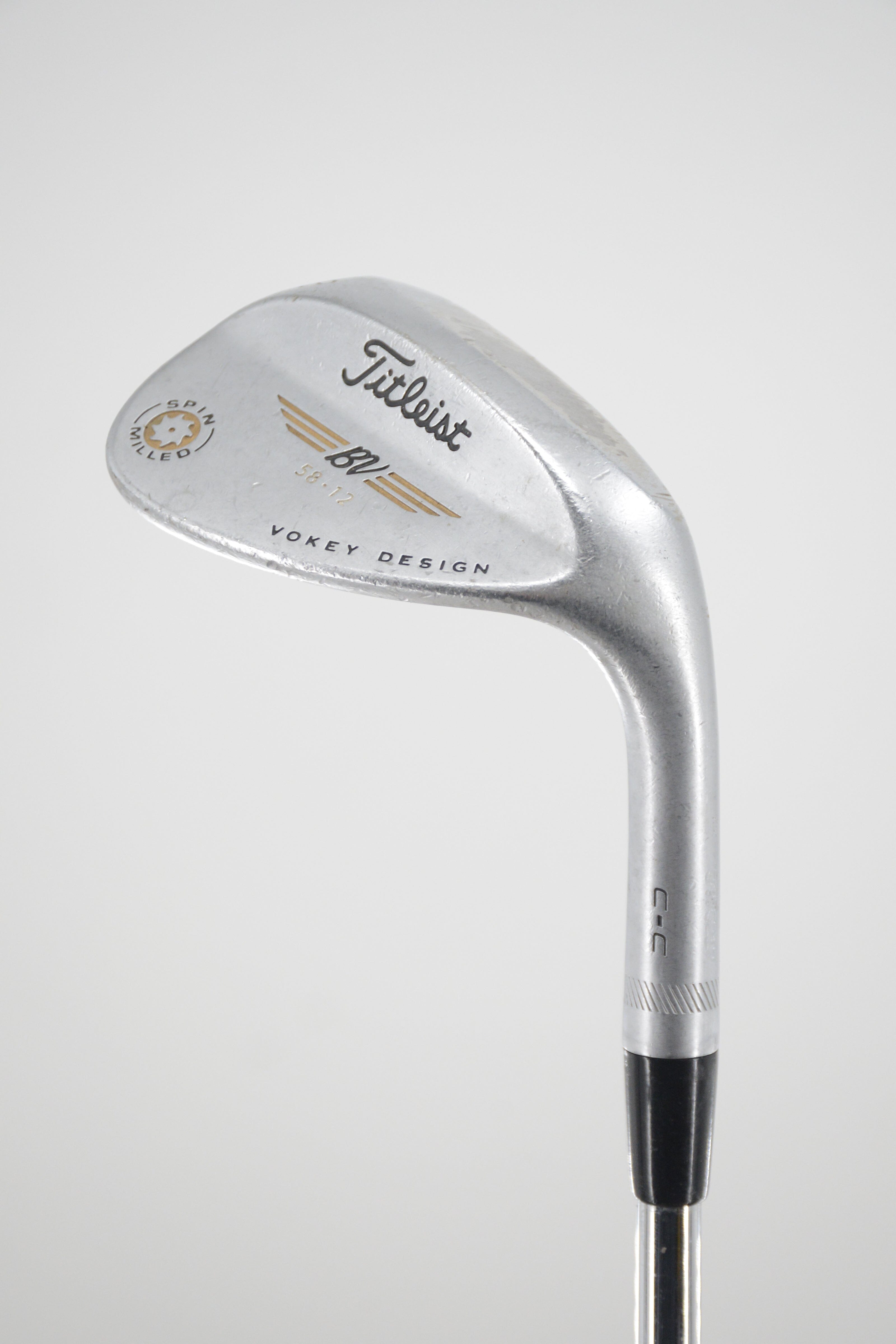 Titleist Vokey Spin Milled Chrome C-C 58 Degree Wedge Wedge Flex 34.75" Golf Clubs GolfRoots 