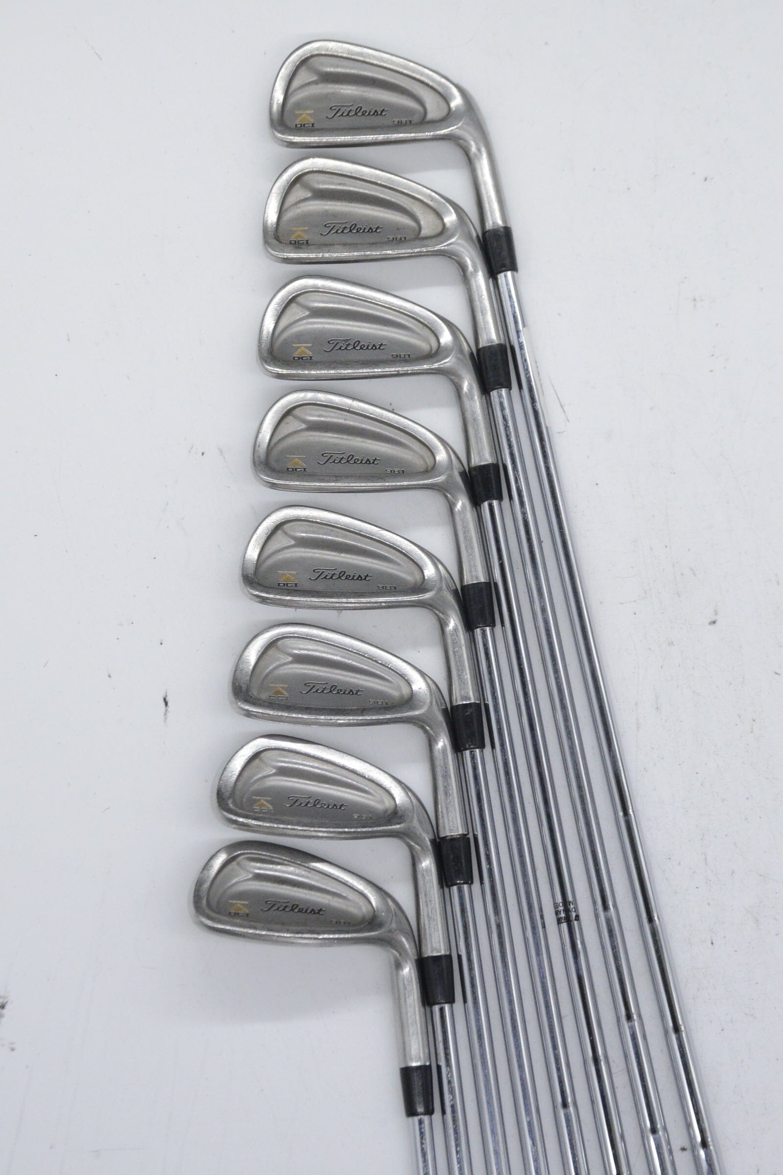 Titleist DCI 981 3-PW Iron Set S Flex -0.25" Golf Clubs GolfRoots 