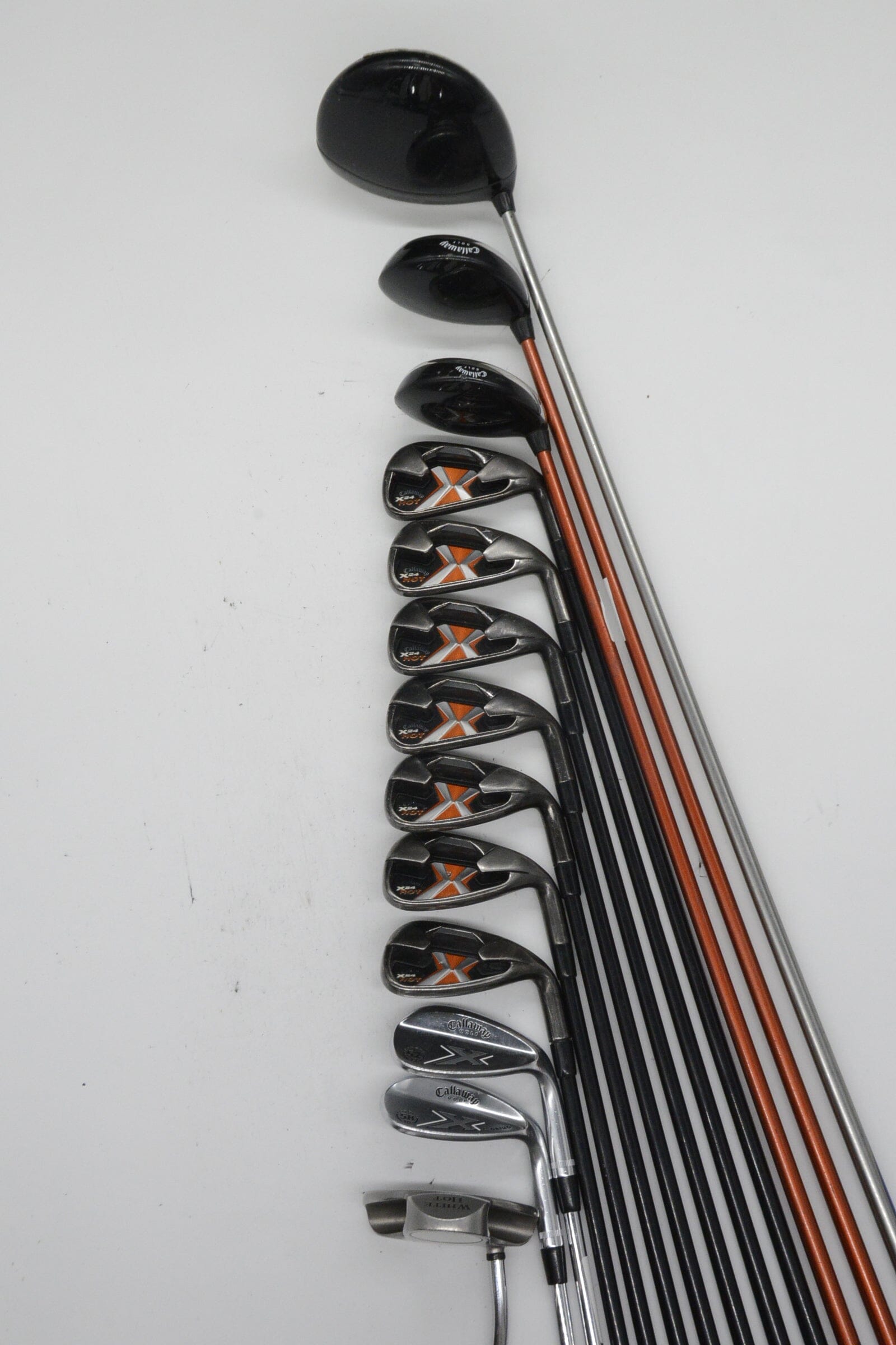 Callaway X24 Hot Mixed Full Set S Flex Std Length Golf Clubs GolfRoots 