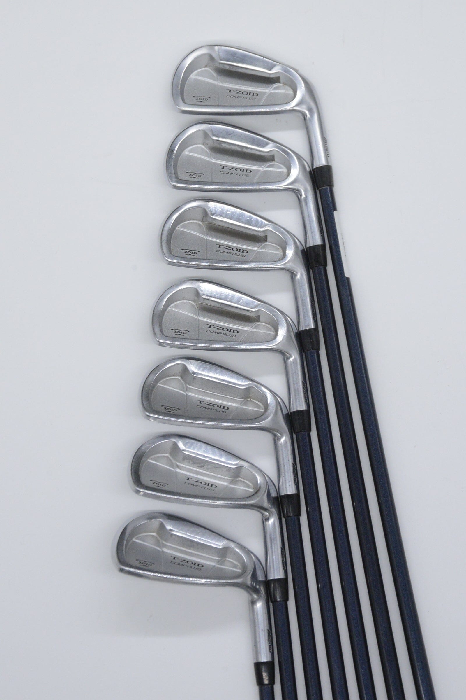 Mizuno T-Zoid Comp Plus 3-6, 8-PW Iron Set S Flex -0.75" Golf Clubs GolfRoots 