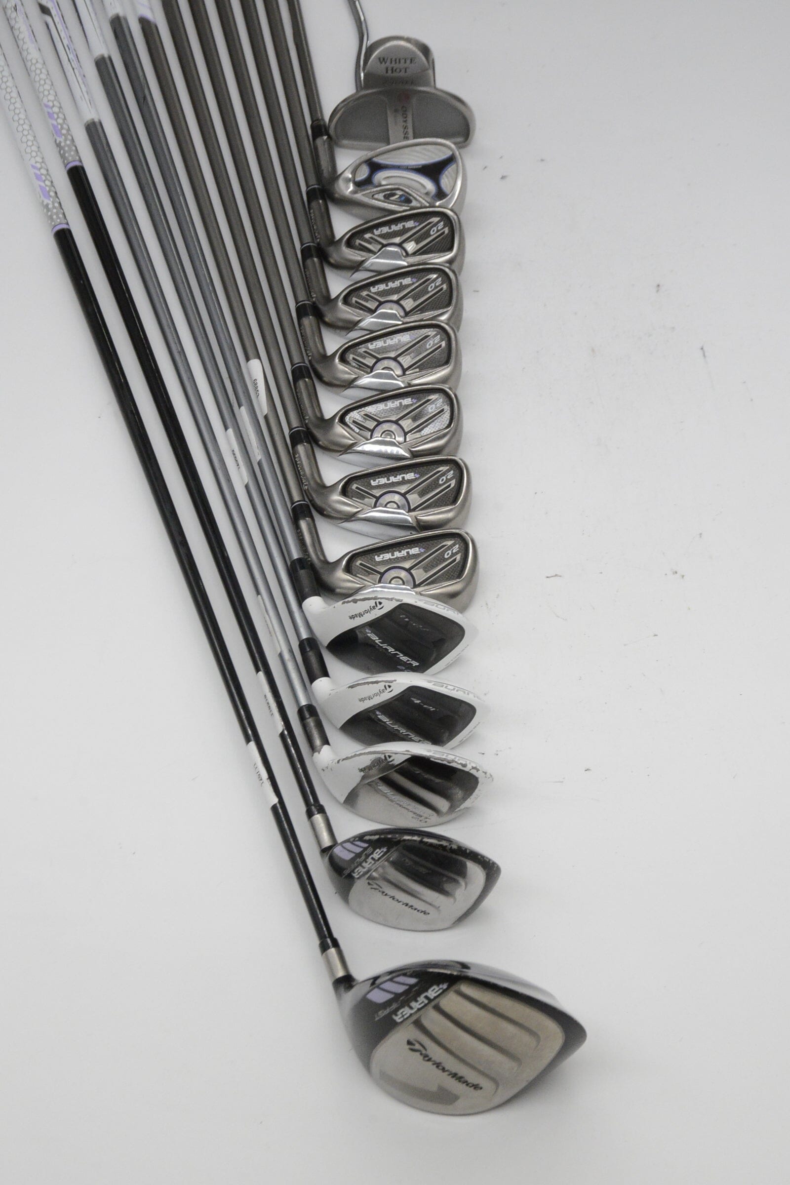Women's TaylorMade Burner 2.0 Mixed Full Set W Flex Std Length Golf Clubs GolfRoots 
