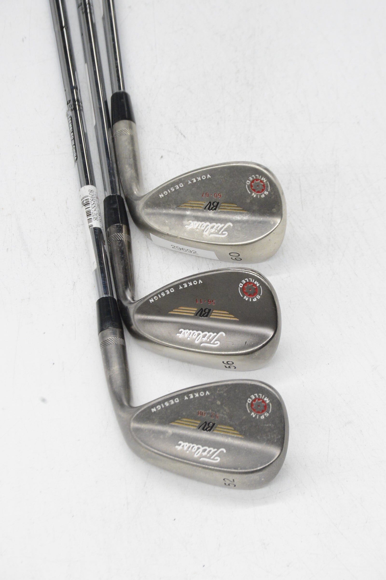 Titleist Vokey Spin Milled 52, 56, 60 Degree Wedge Set Wedge