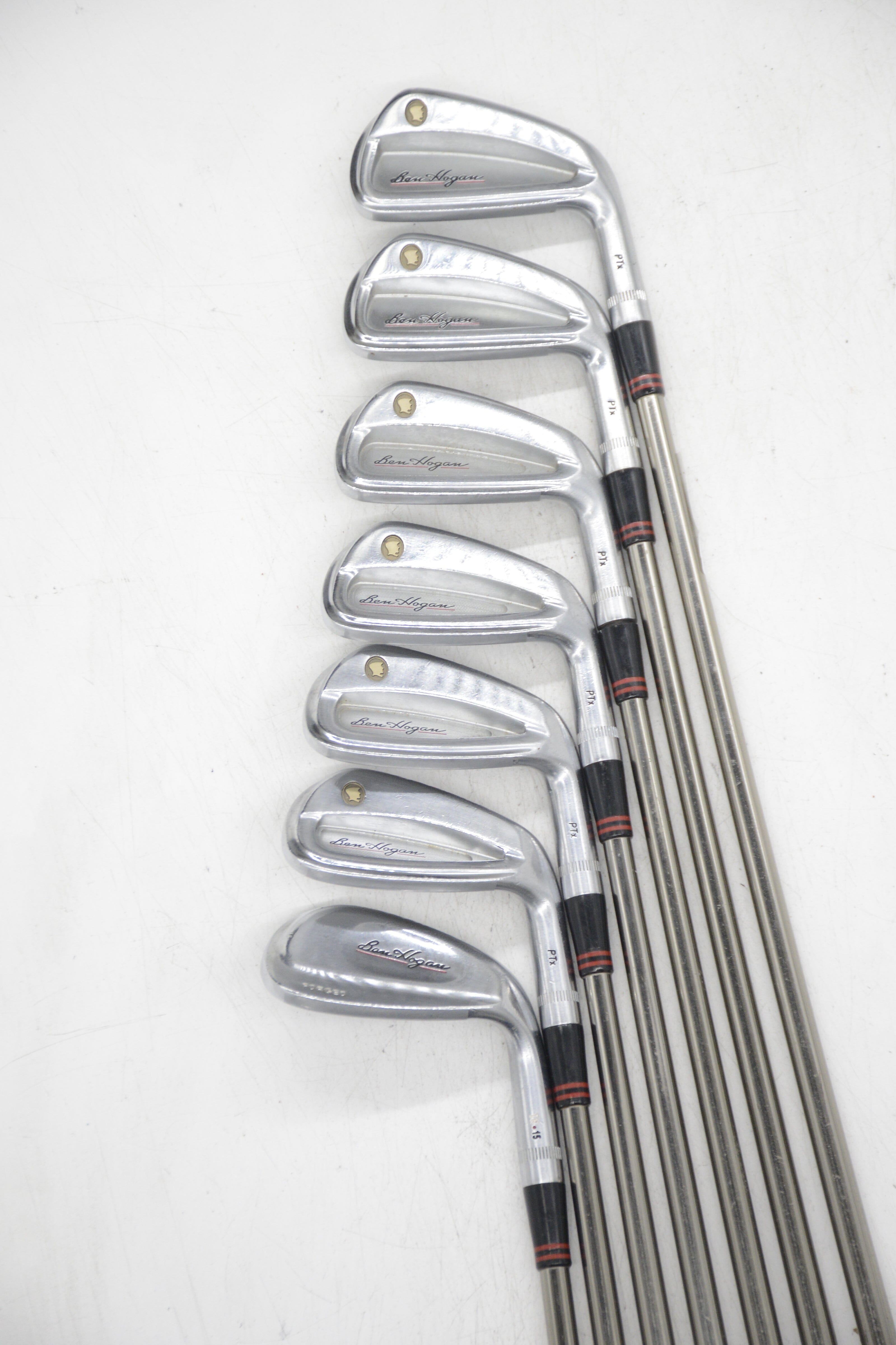 Ben Hogan PTX Pro 4-PW Iron Set R Flex -0.75" Golf Clubs GolfRoots 