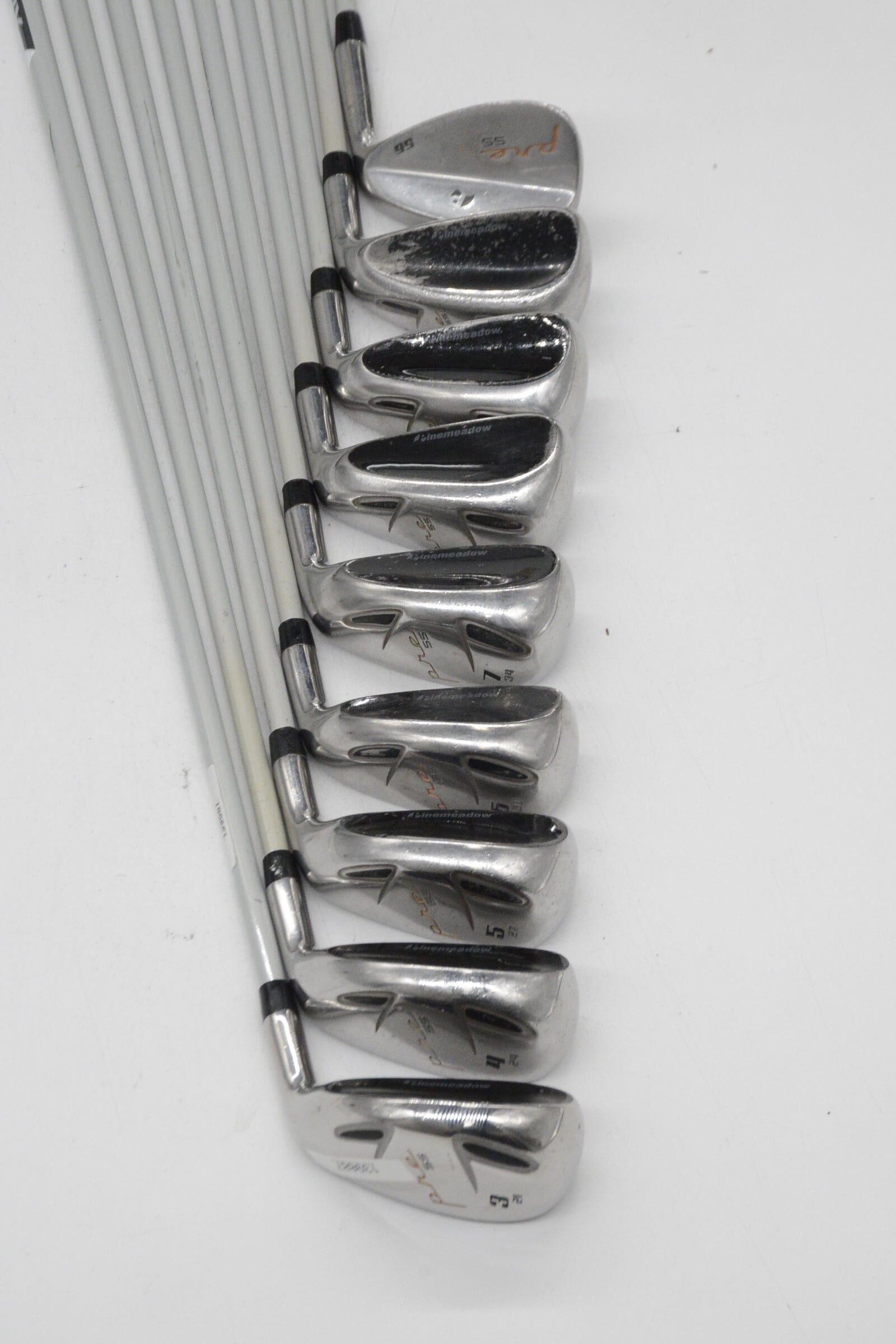 Women's Pinemeadow Pure 3-PW, SW Iron Set W Flex +1" Golf Clubs GolfRoots 