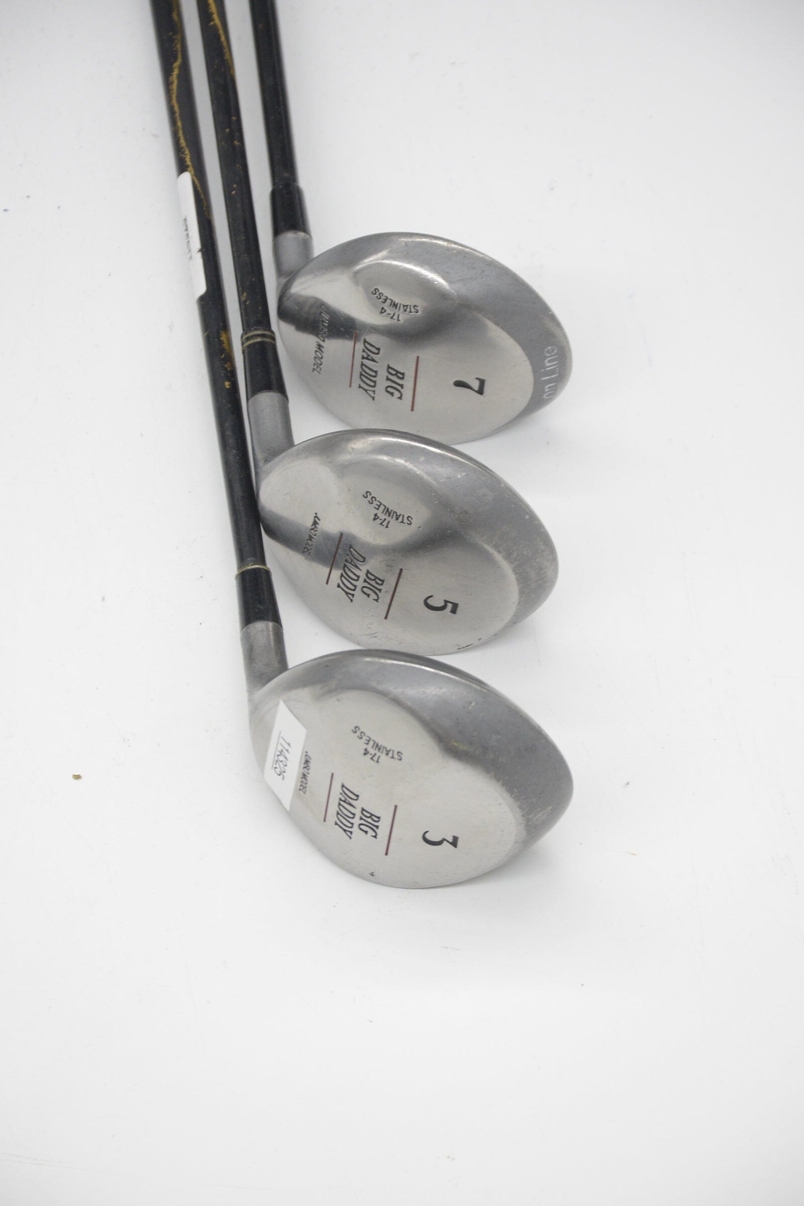 Big Daddy Jumbo 3W, 5W, 7W Wood Set R Flex Golf Clubs GolfRoots 