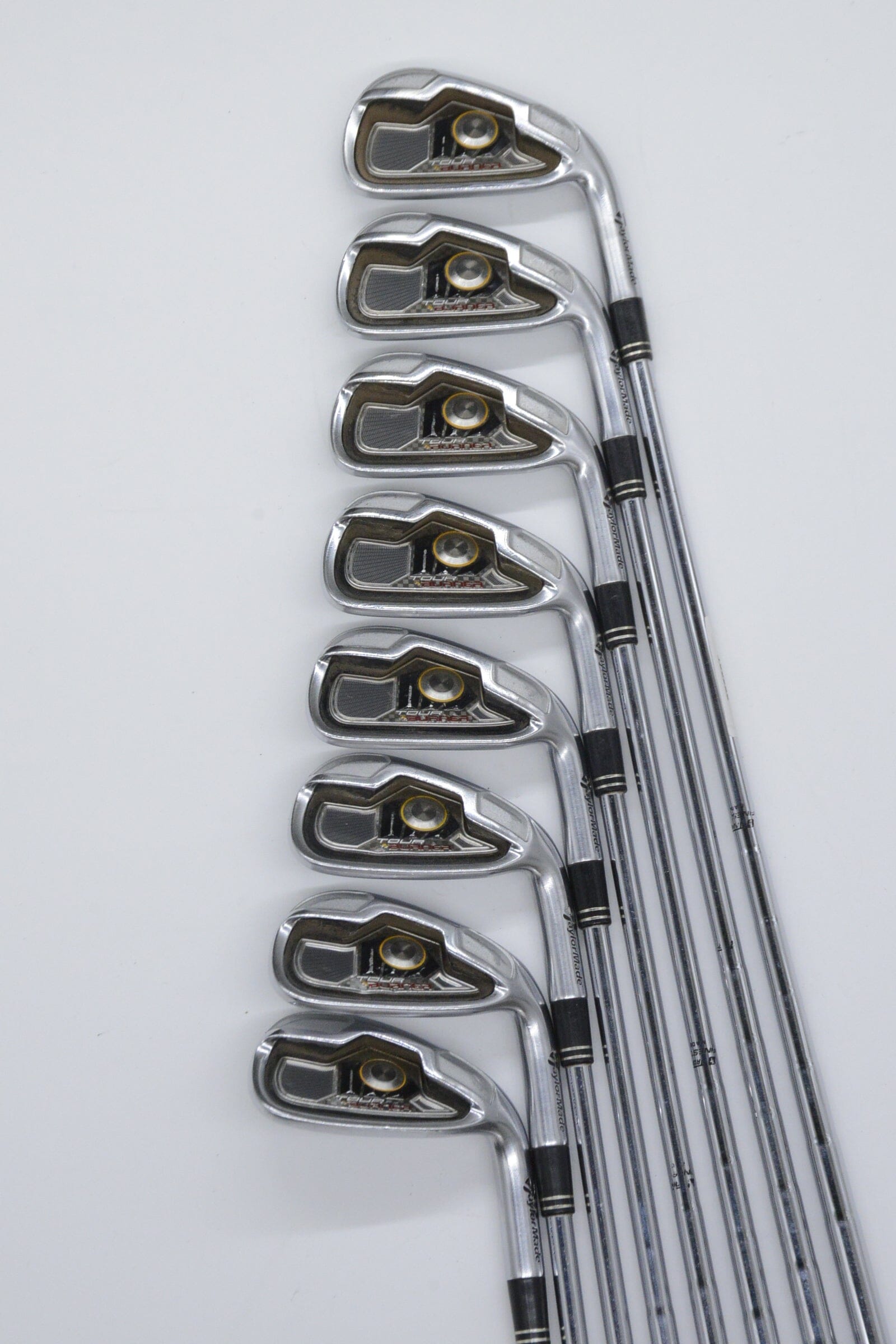 TaylorMade Tour Burner 3-PW Iron Set S Flex Std Length Golf Clubs GolfRoots 