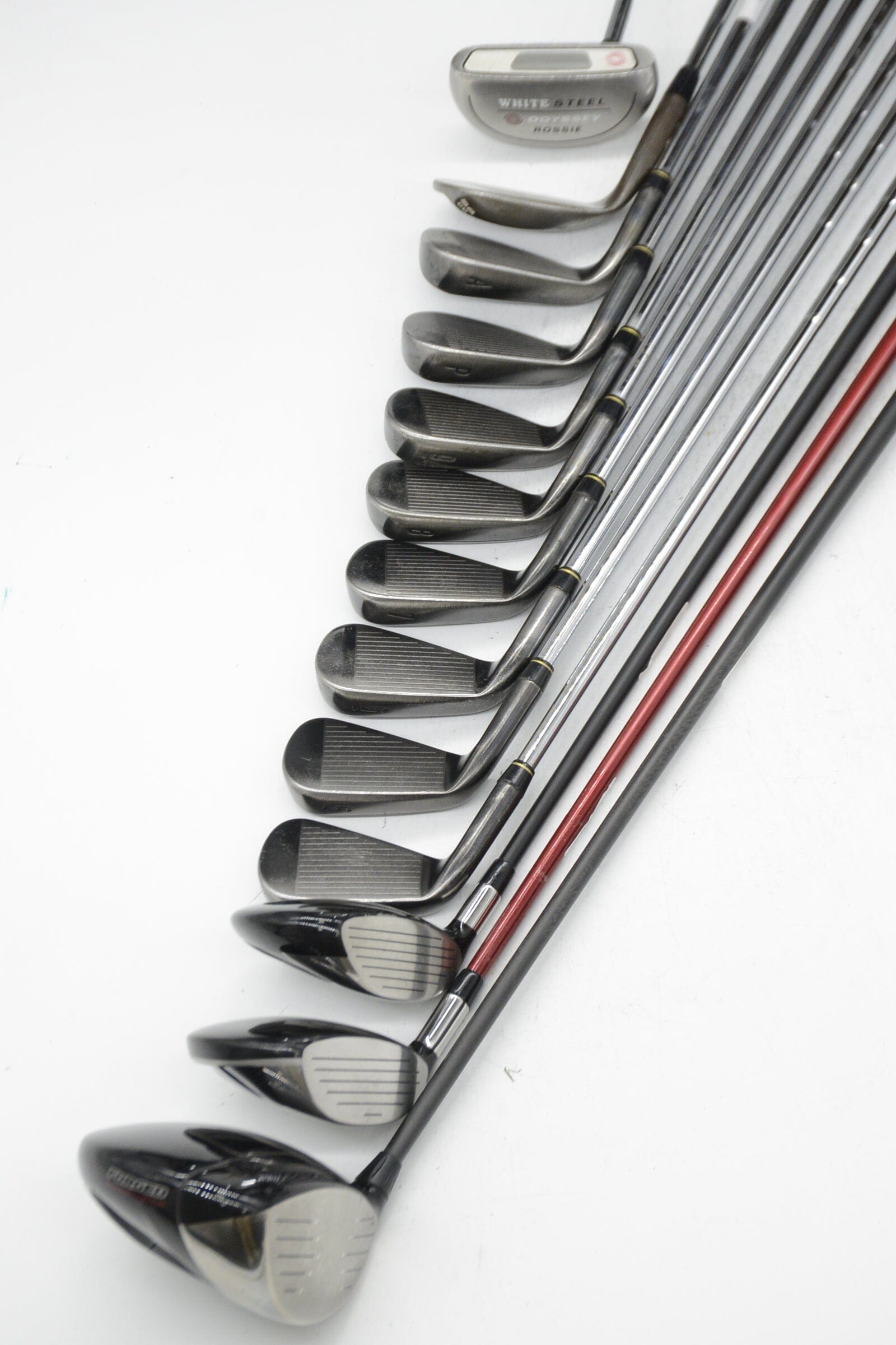 Callaway RAZR X Black Mixed Full Set R Flex +1" Golf Clubs GolfRoots 