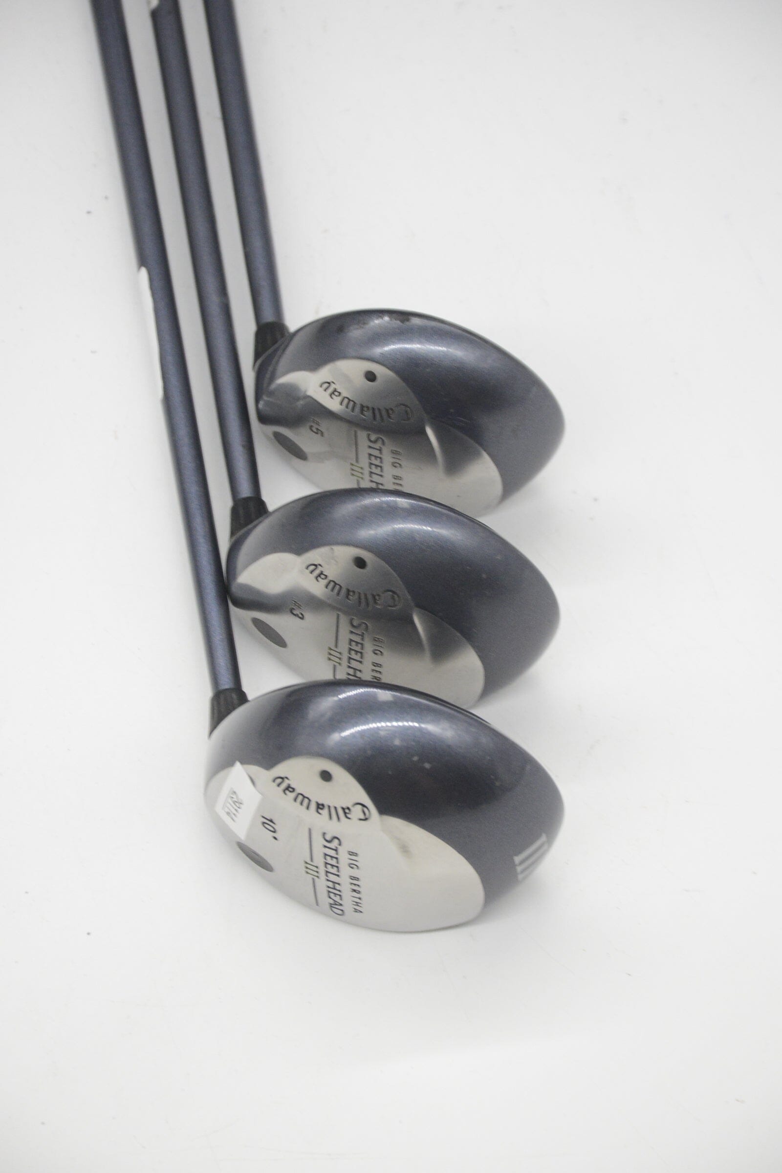 Callaway Steelhead III D, 3W, 5W Wood Set R Flex Golf Clubs GolfRoots 
