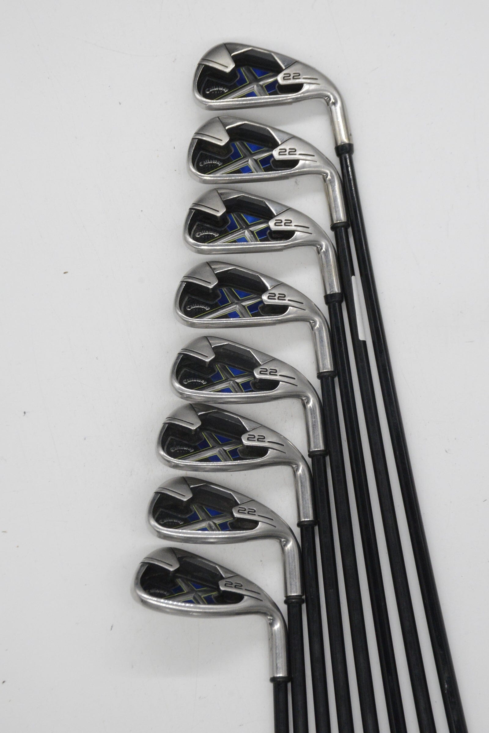 Callaway X-22 4-AW Iron Set R Flex -0.25" Golf Clubs GolfRoots 