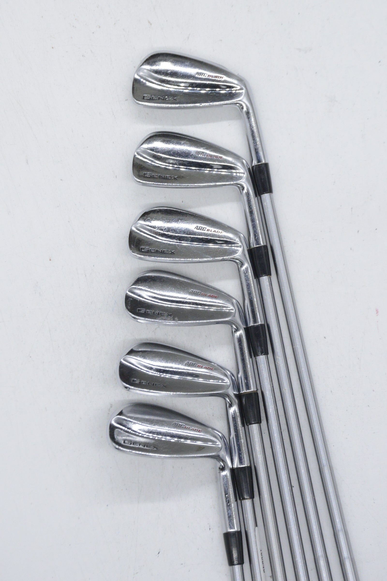Nickent Genex Arc Blades 4-6, 8-PW Iron Set S Flex +0.25" Golf Clubs GolfRoots 