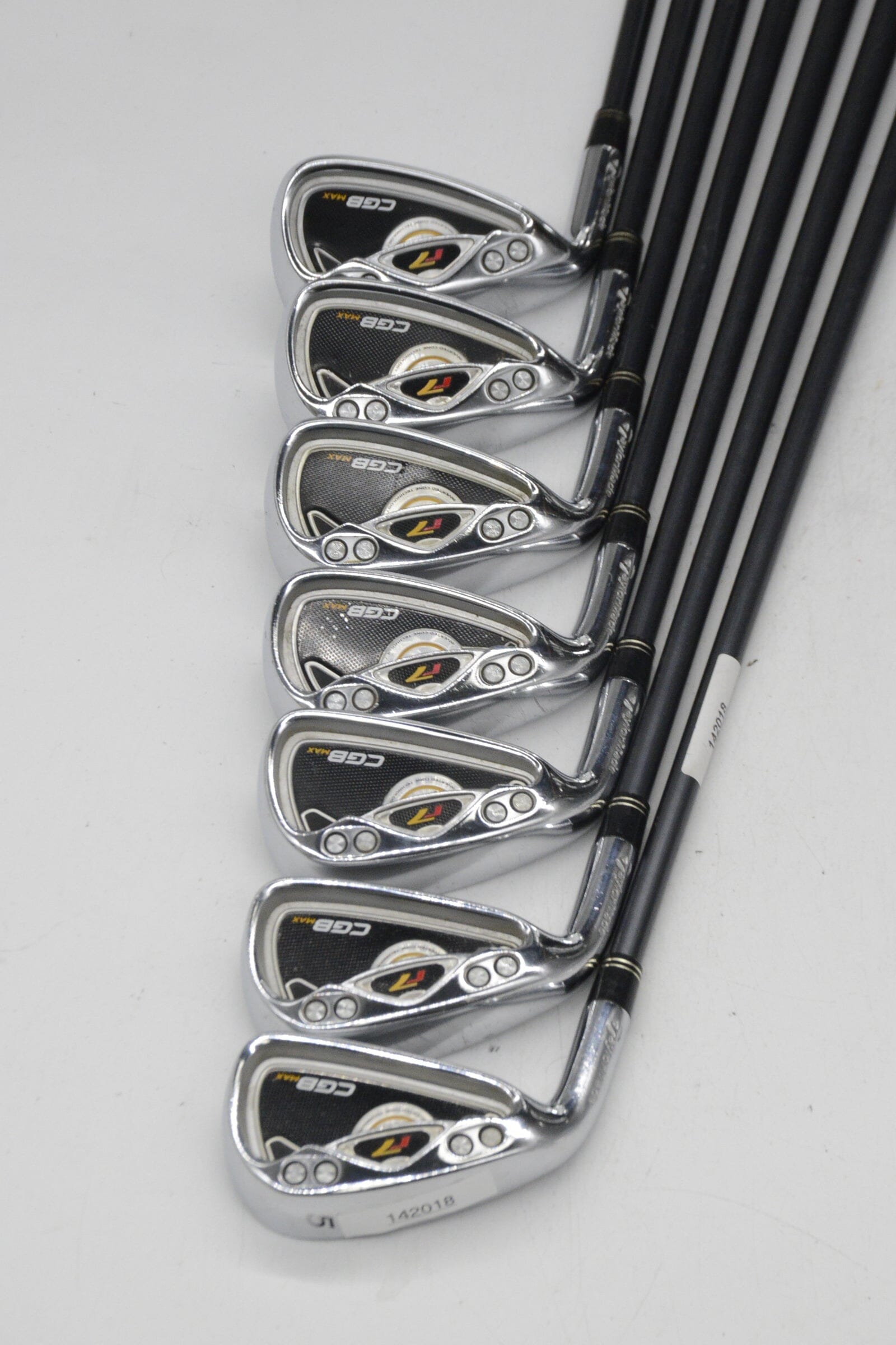 Lefty TaylorMade R7 CGB Max 5-AW Iron Set R Flex Std Length Golf Clubs GolfRoots 