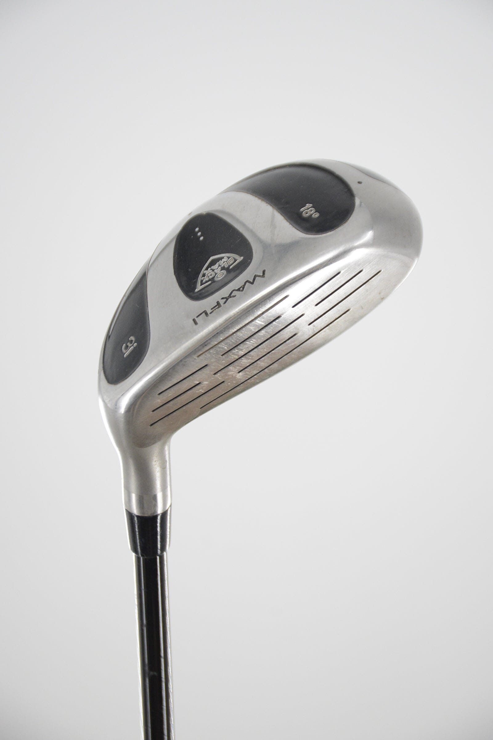 MaxFli Black Max 18 3 Hybrid S Flex 40.75" Golf Clubs GolfRoots 