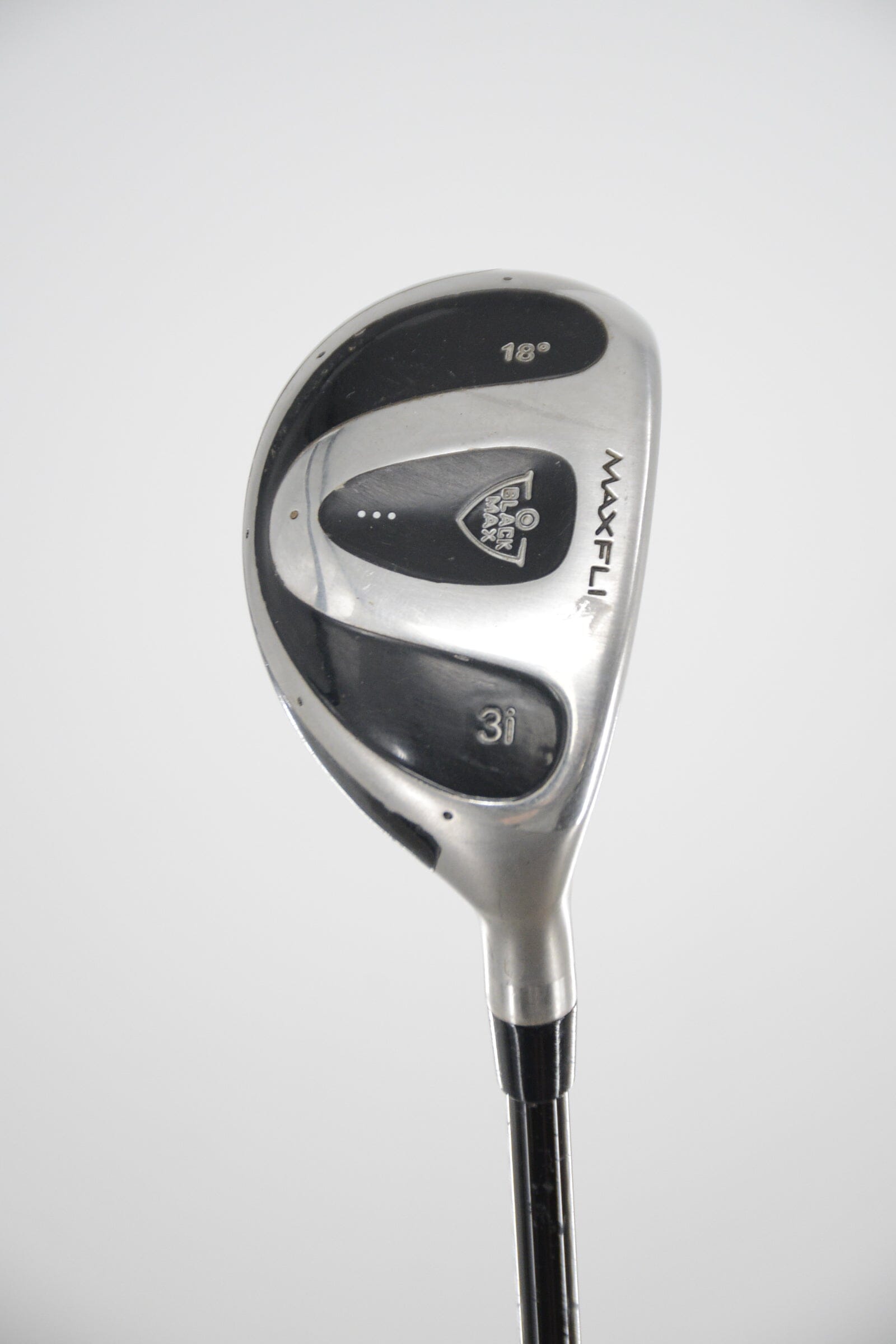 MaxFli Black Max 18 3 Hybrid S Flex 40.75" Golf Clubs GolfRoots 