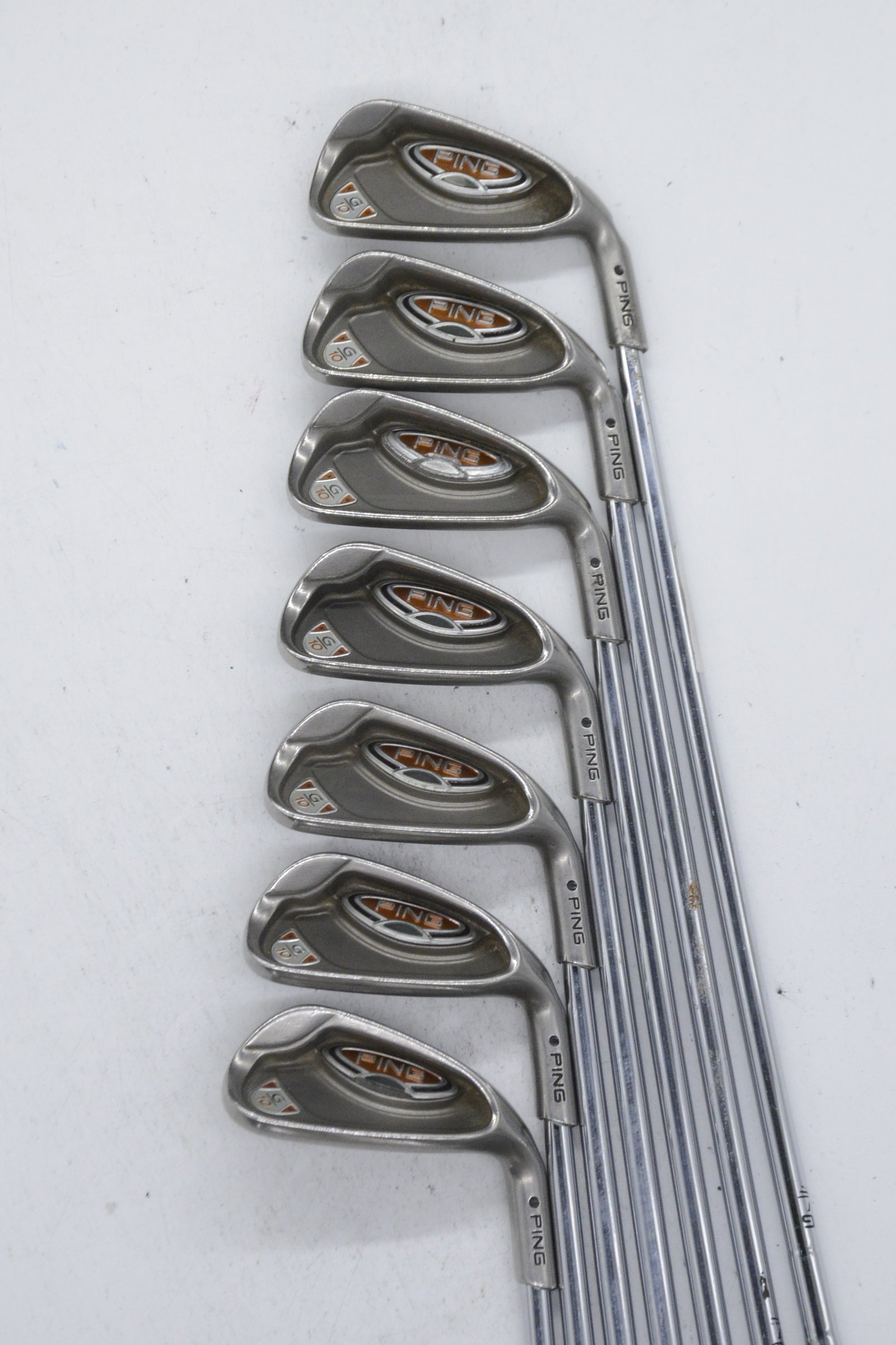 Ping G10 4-PW Iron Set R Flex -0.25"