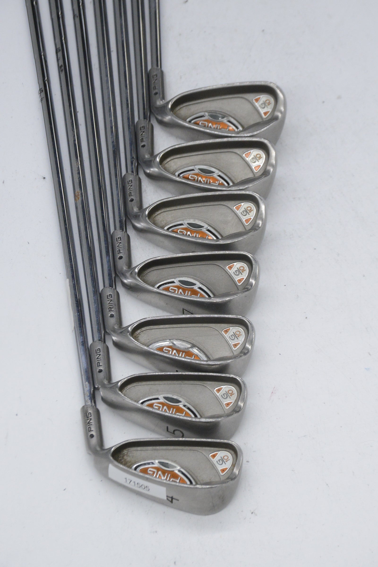 Ping G10 4-PW Iron Set R Flex -0.25"