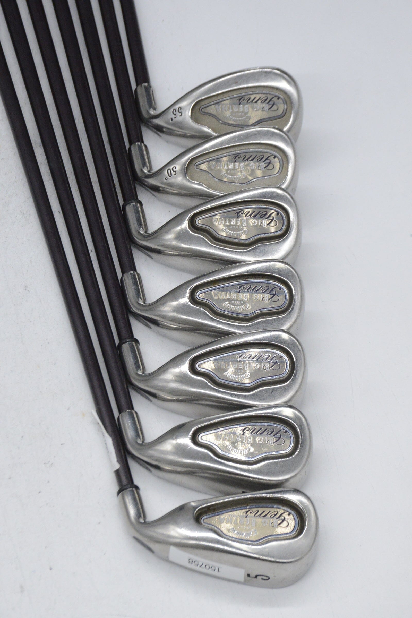 Women's Callaway Big Bertha Gems 5, 7-GW, SW Iron Set W Flex -0.5" Golf Clubs GolfRoots 