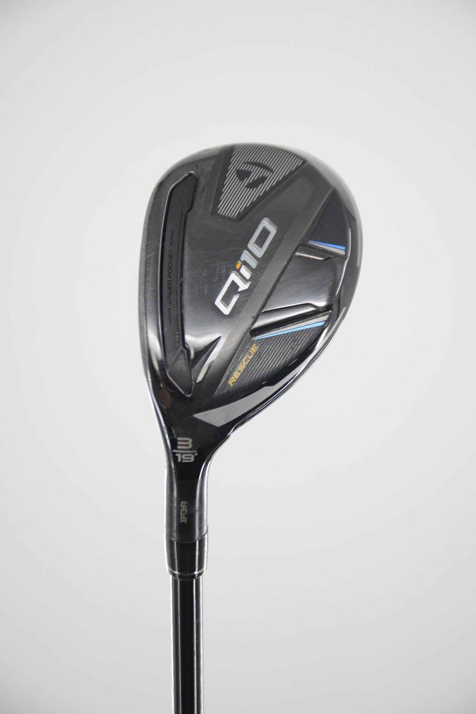 Lefty TaylorMade Qi10 Rescue 3 Hybrid S Flex 40.5" Golf Clubs GolfRoots 