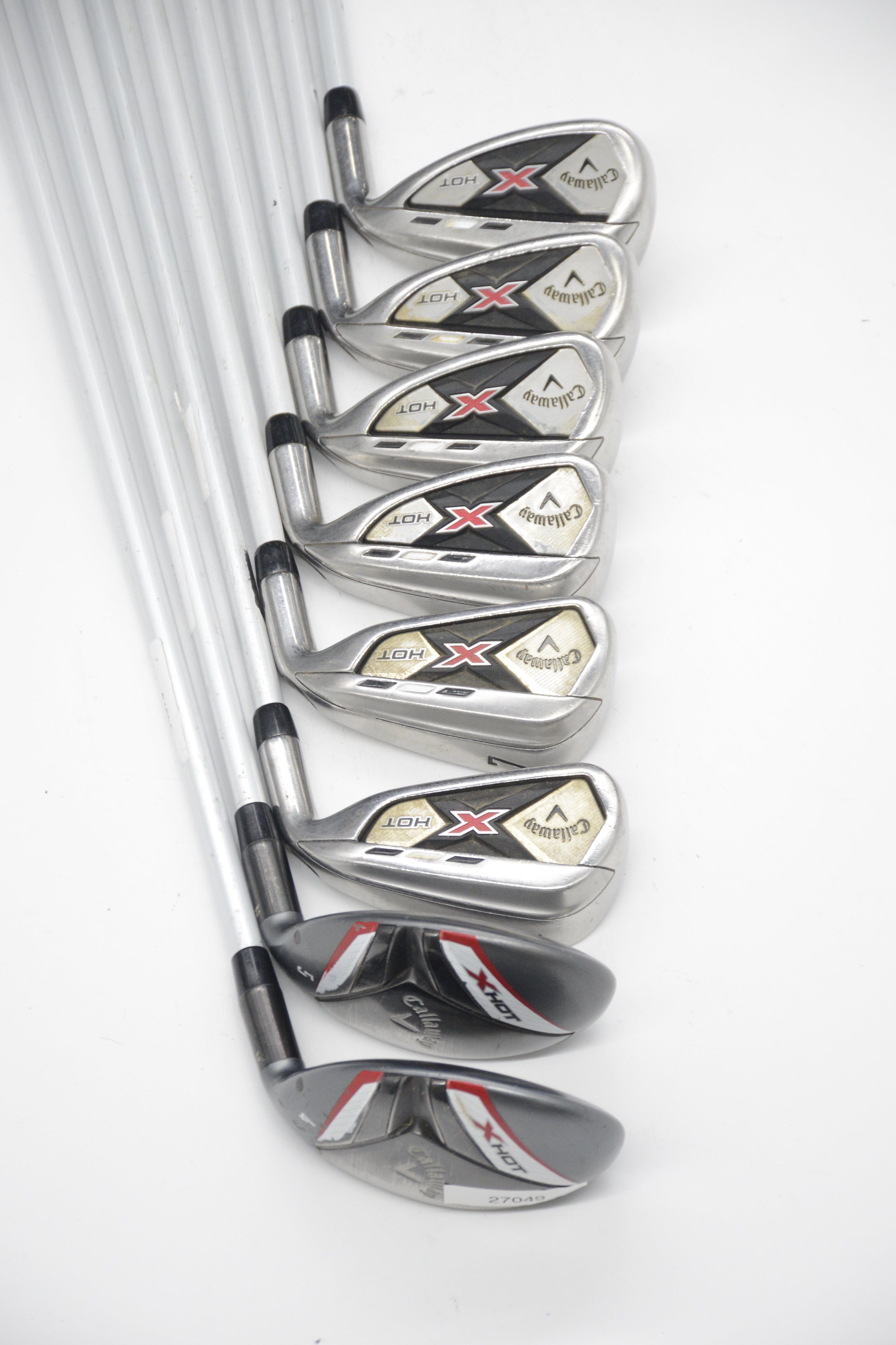 Callaway X Hot 4H, 5H, 6-AW Iron Set SR Flex -1.25" Golf Clubs GolfRoots 