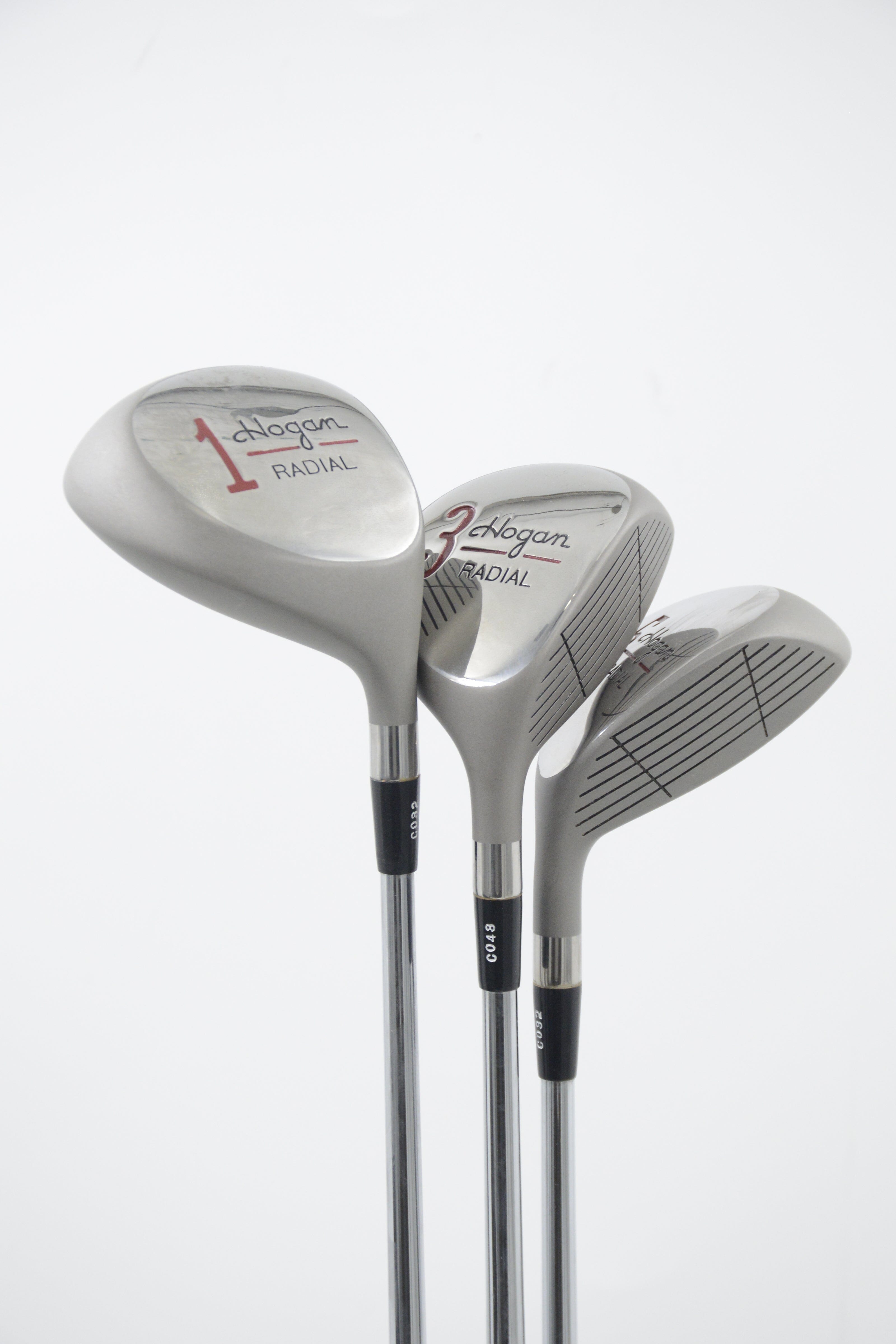 Ben Hogan Radial 1, 3, & good 5 wood