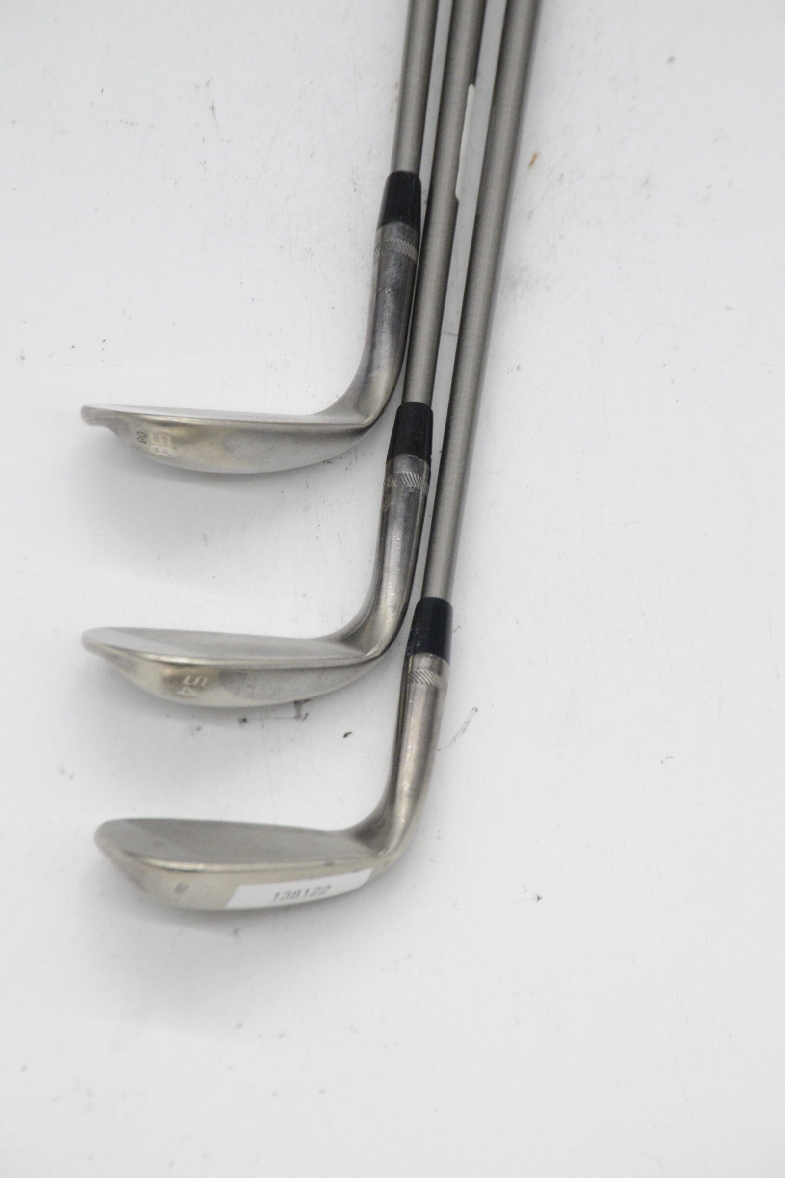 Titleist Vokey SM9 Brushed Steel 50, 54, 58 Degree Wedge Set R Flex Golf Clubs GolfRoots 