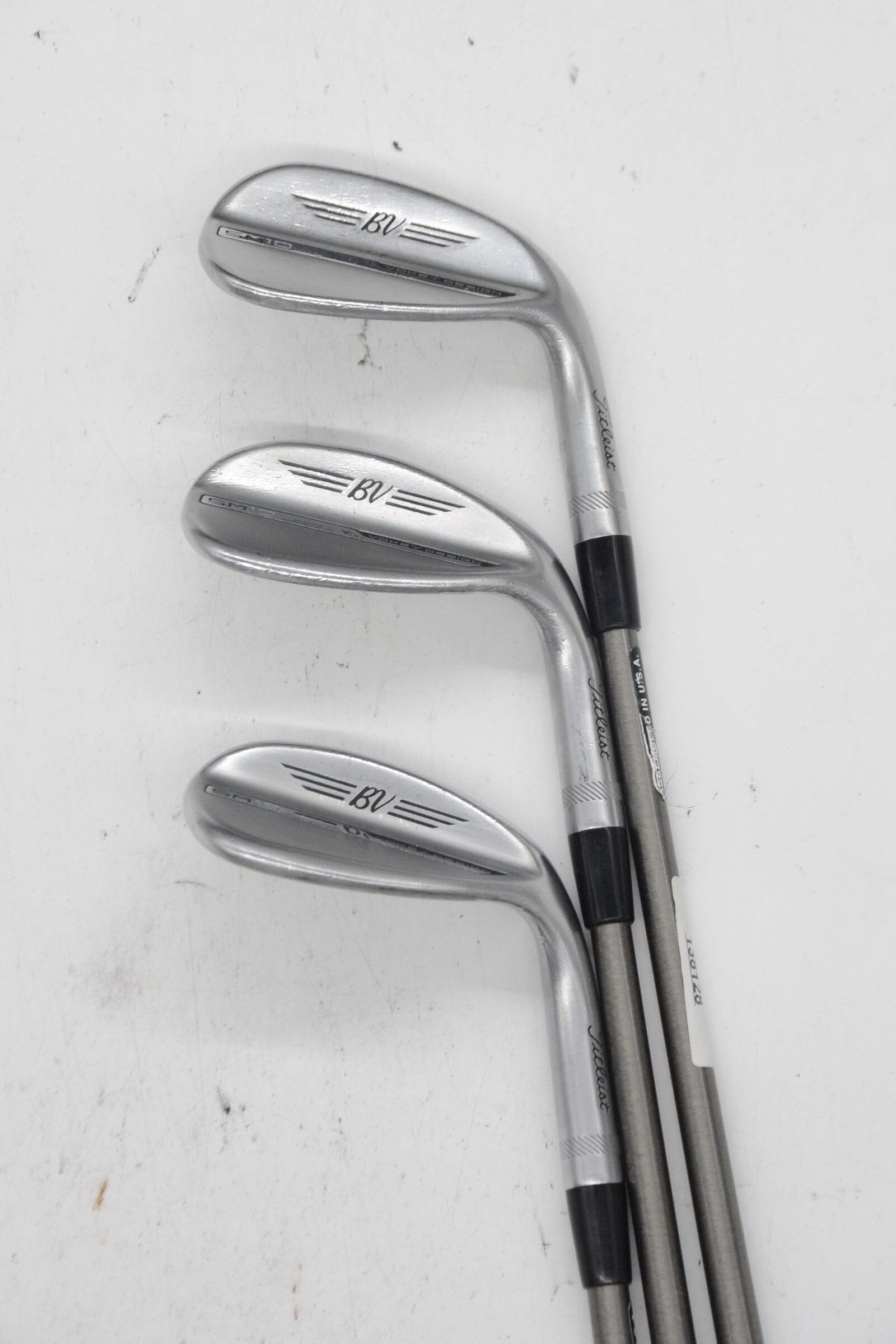Titleist Vokey SM10 Tour Chrome 50, 54, 58 Degree Wedge Set R Flex Golf Clubs GolfRoots 