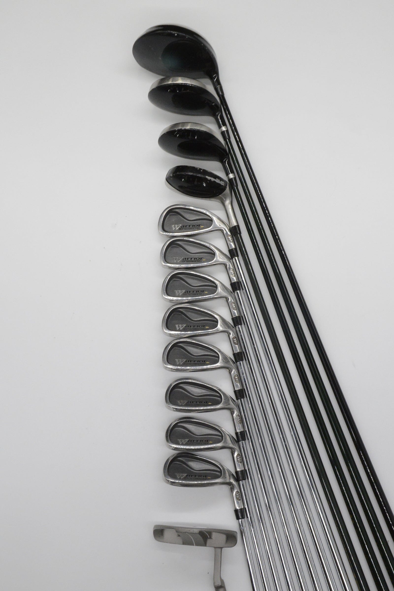 Warrior TCP Technology Mixed Full Set S Flex +1" Golf Clubs GolfRoots 