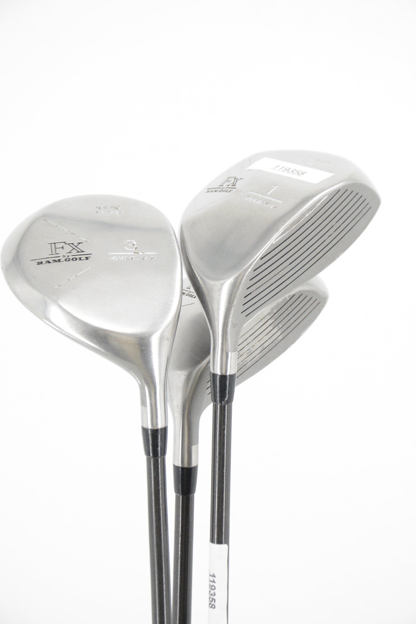 Ram Fx D, 3W, 5W Wood Set R Flex Golf Clubs GolfRoots 