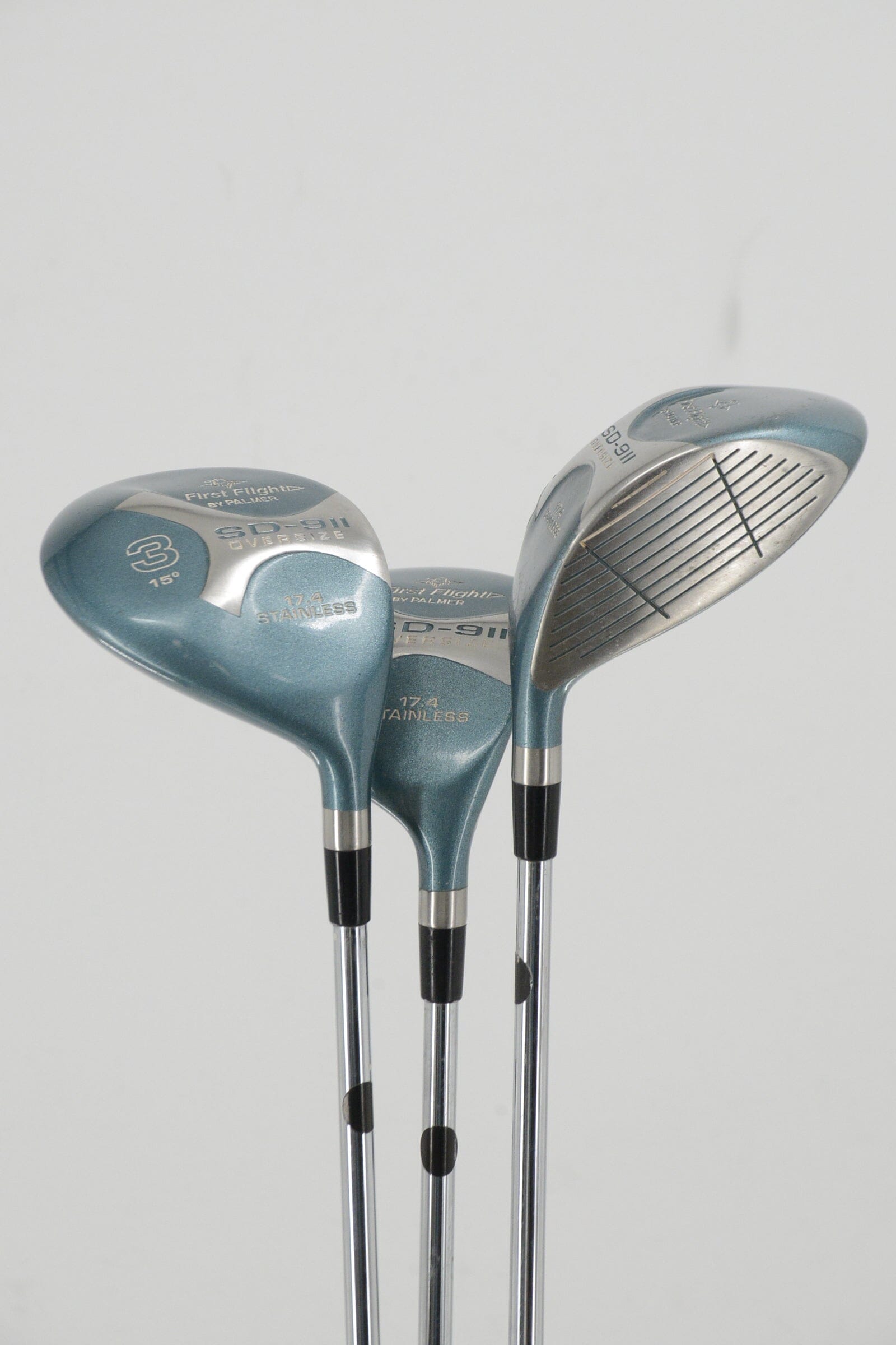 Women's Arnold Palmer First Flight D, 3W, 5W Wood Set W Flex Golf Clubs GolfRoots 