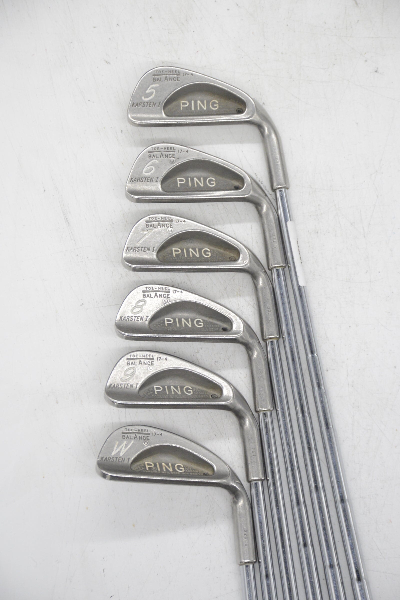 Ping Karsten I 5-PW Iron Set S Flex -0.5" Golf Clubs GolfRoots 