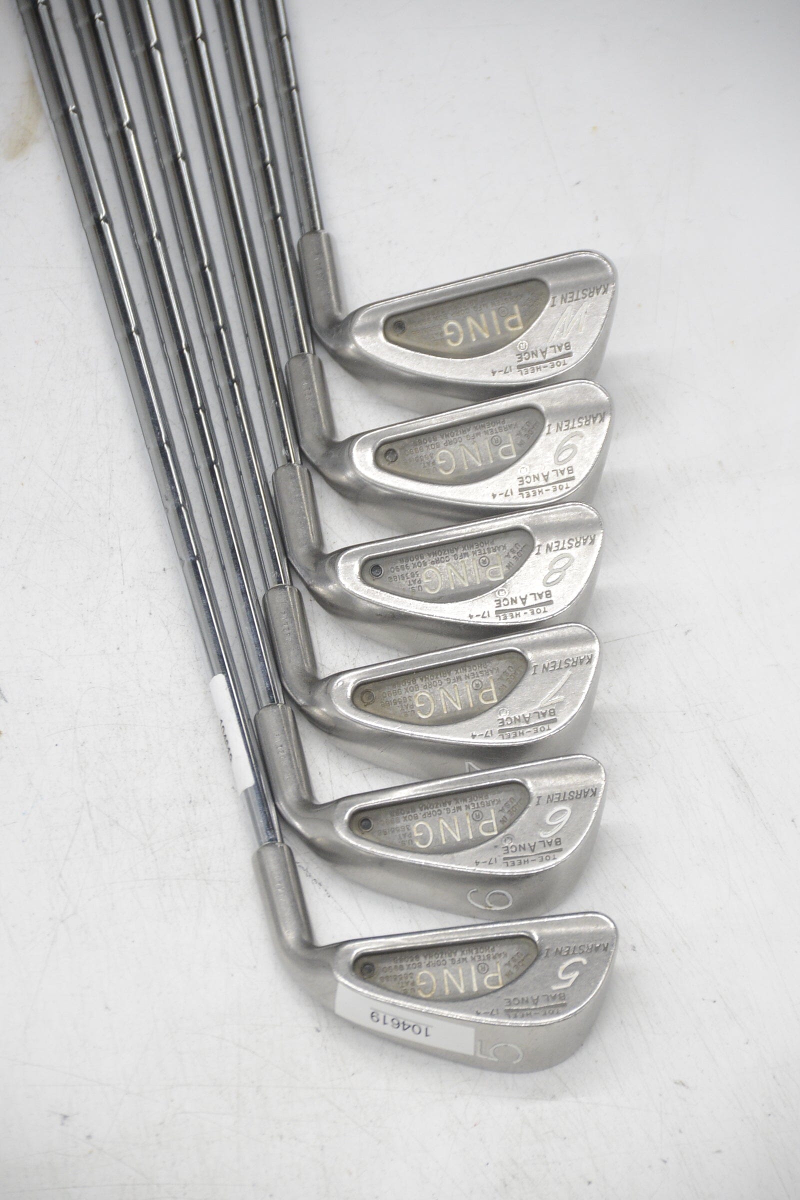 Ping Karsten I 5-PW Iron Set S Flex -0.5" Golf Clubs GolfRoots 