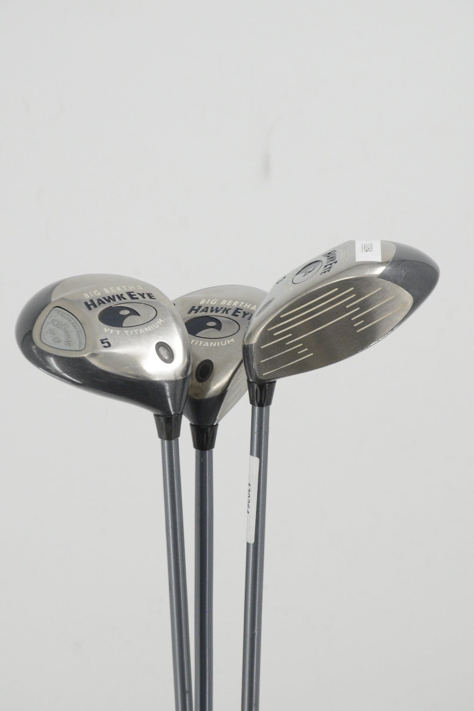 Women's Callaway Hawk Eye VFT Titanium 3W, 5W, 7W Wood Set W Flex Golf Clubs GolfRoots 