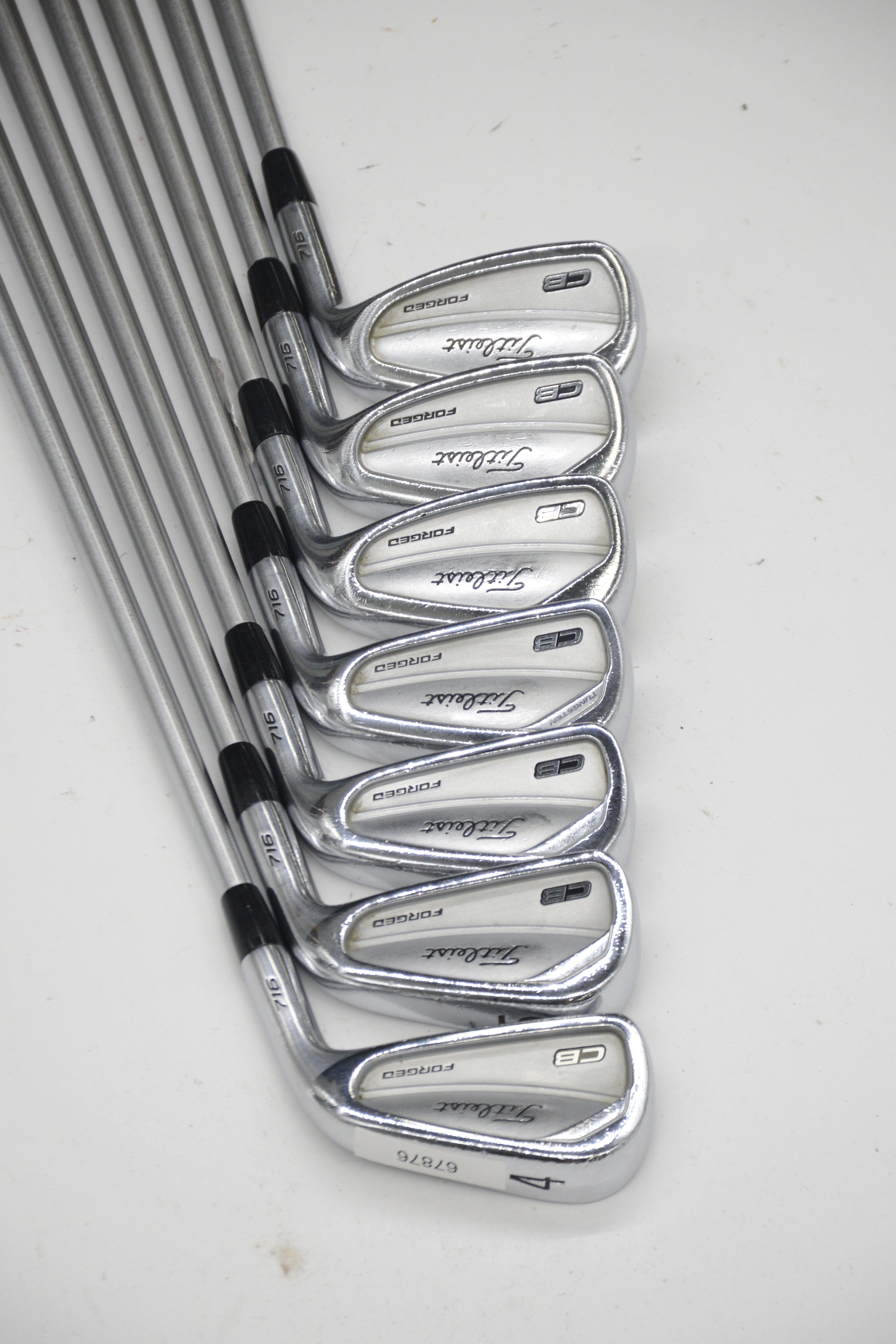 Titleist 716 CB Forged 4-PW Iron Set X Flex Std Length Golf Clubs GolfRoots 