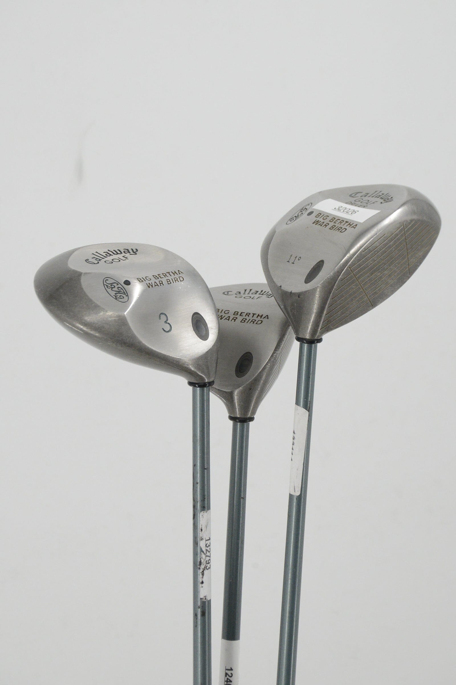 Women's Callaway Big Bertha War Bird D, 3W, 5W Wood Set W Flex Golf Clubs GolfRoots 