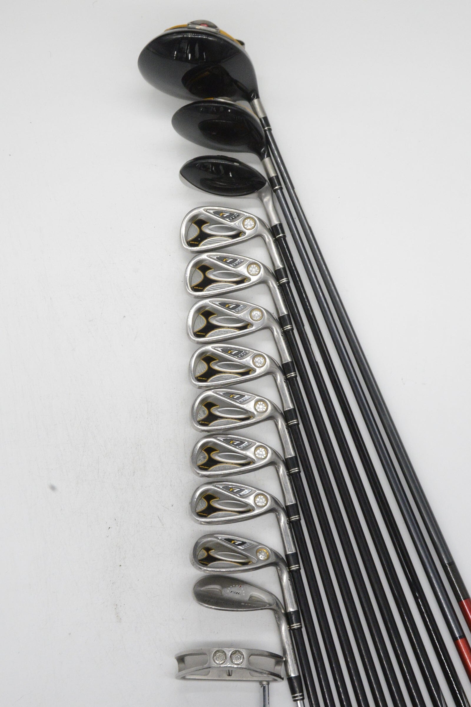 TaylorMade R7 Draw Mixed Full Set R Flex -0.25" Golf Clubs GolfRoots 