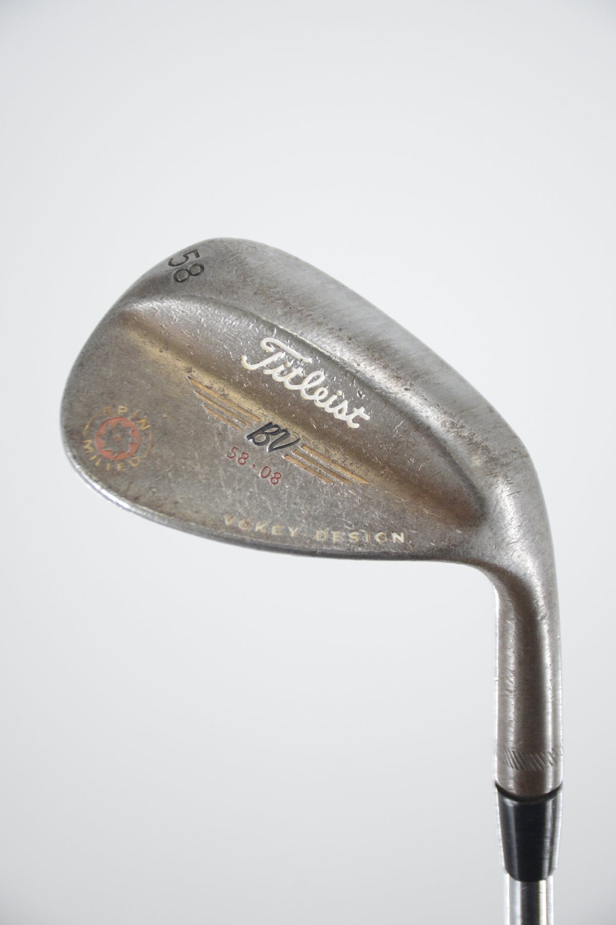 Titleist Vokey Spin Milled Black Nickel 58 Degree Wedge Wedge Flex 34.75"