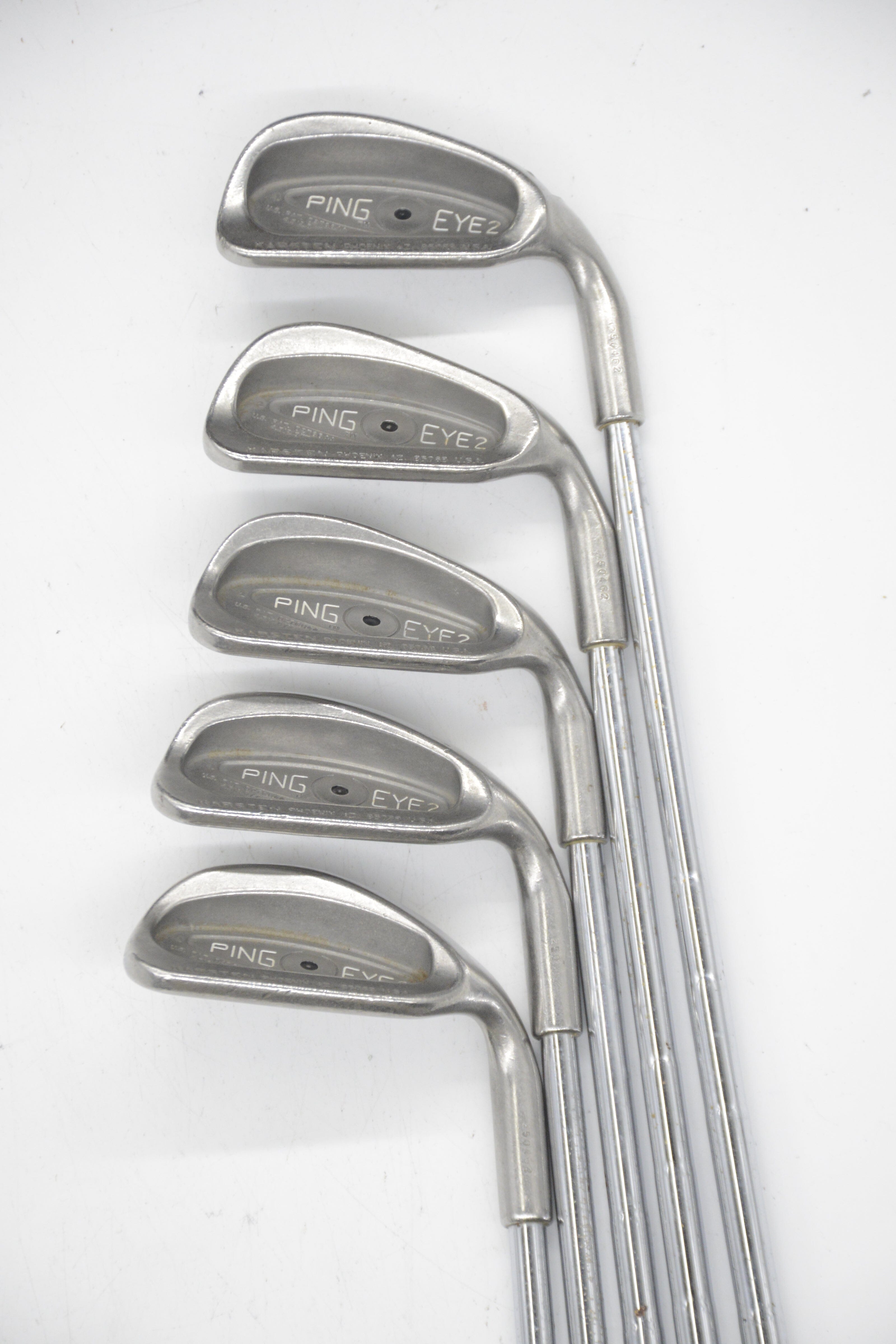 Ping Eye 2 7-PW, SW Iron Set R Flex -0.25" Golf Clubs GolfRoots 