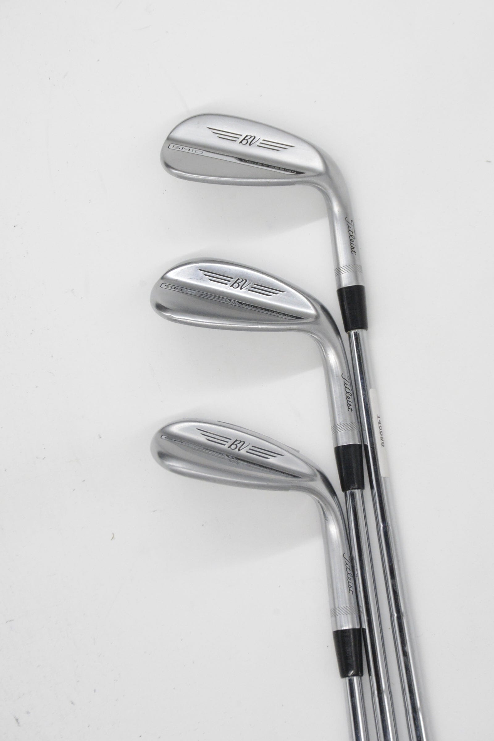 Titleist Vokey SM10 Tour Chrome 50, 54, 60 Degree Wedge Set X Flex Golf Clubs GolfRoots 