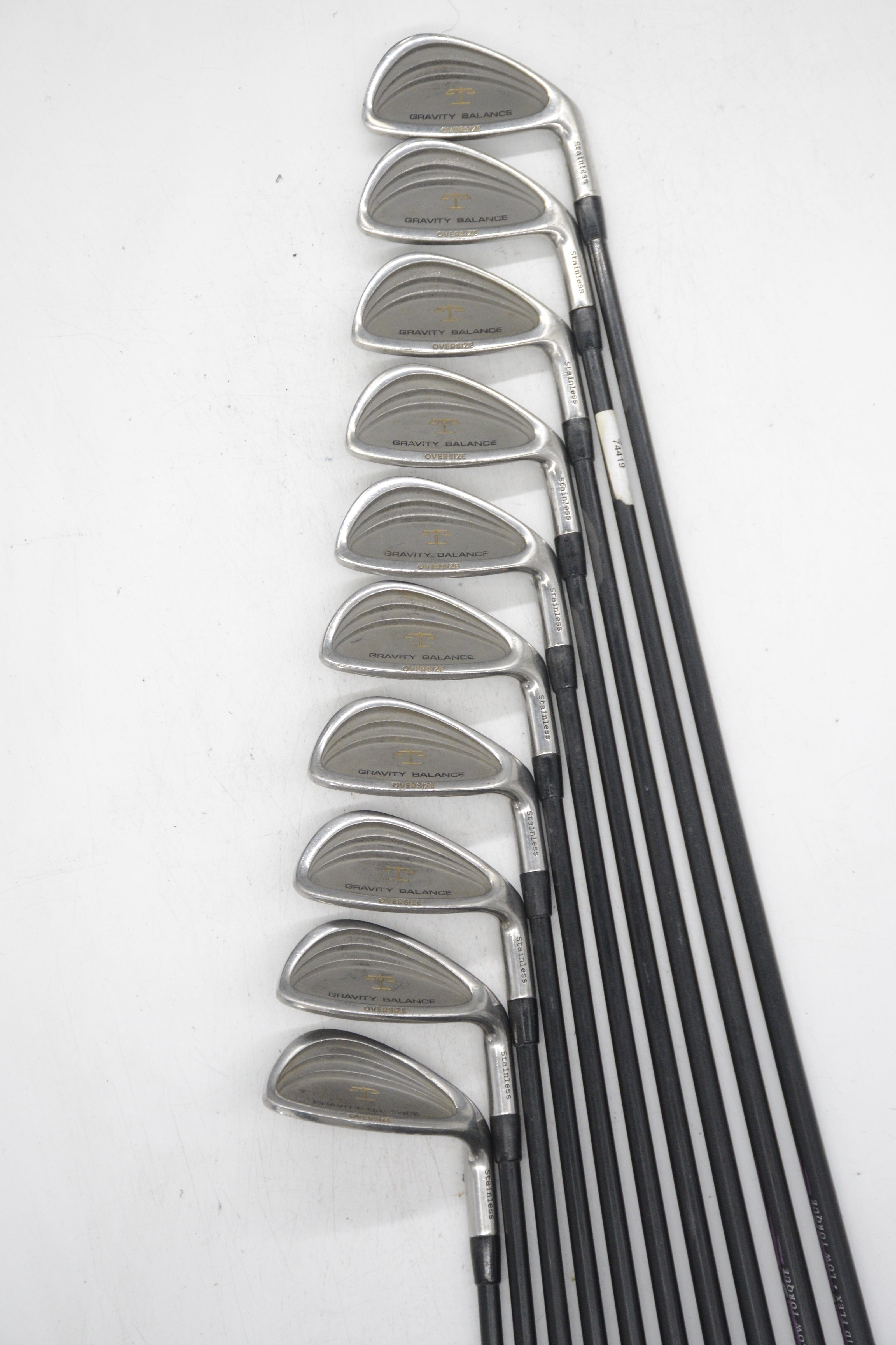 Palm Springs Gravity Balance 2-PW, SW Iron Set S Flex -0.5" Golf Clubs GolfRoots 