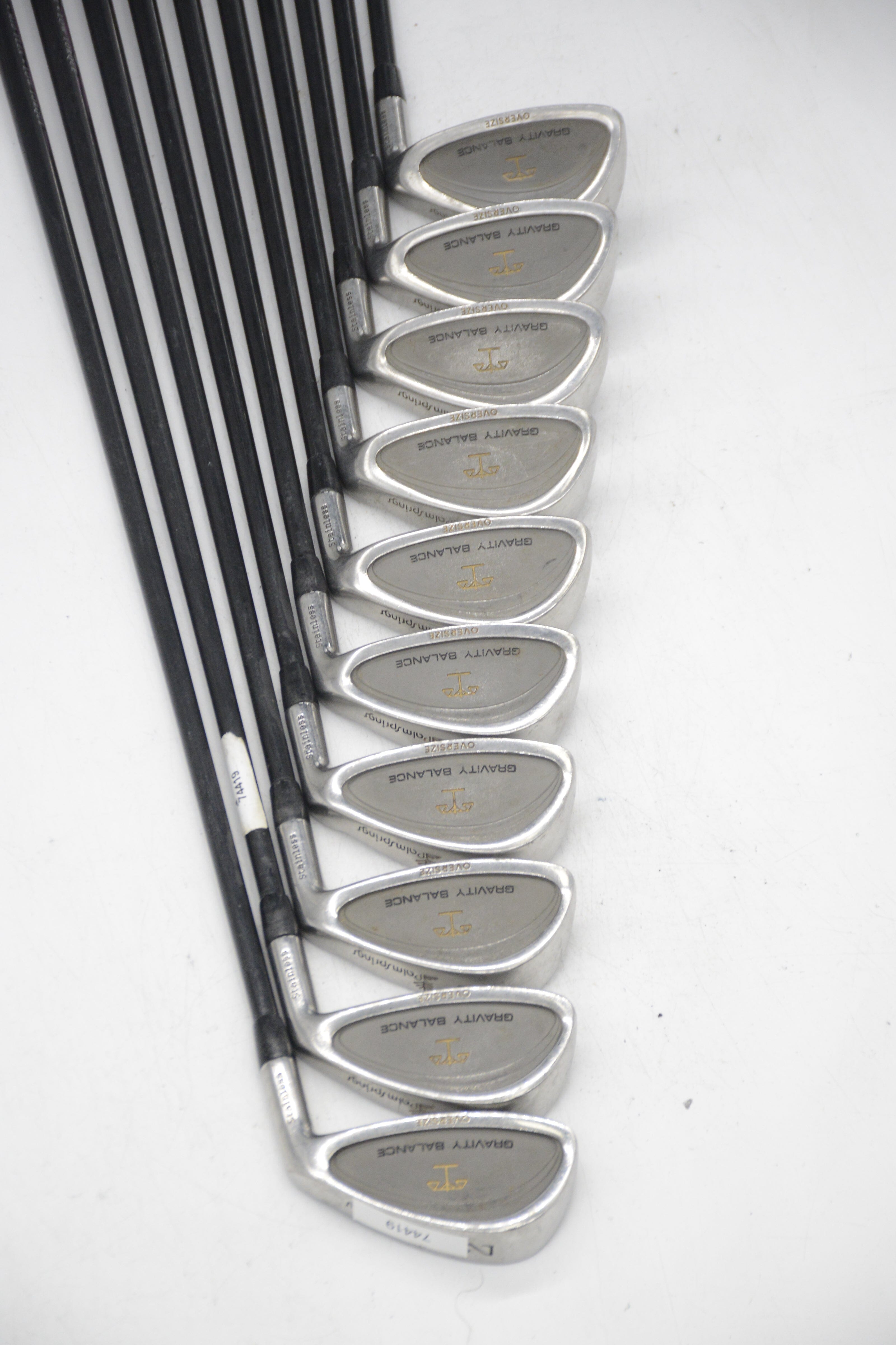 Palm Springs Gravity Balance 2-PW, SW Iron Set S Flex -0.5" Golf Clubs GolfRoots 