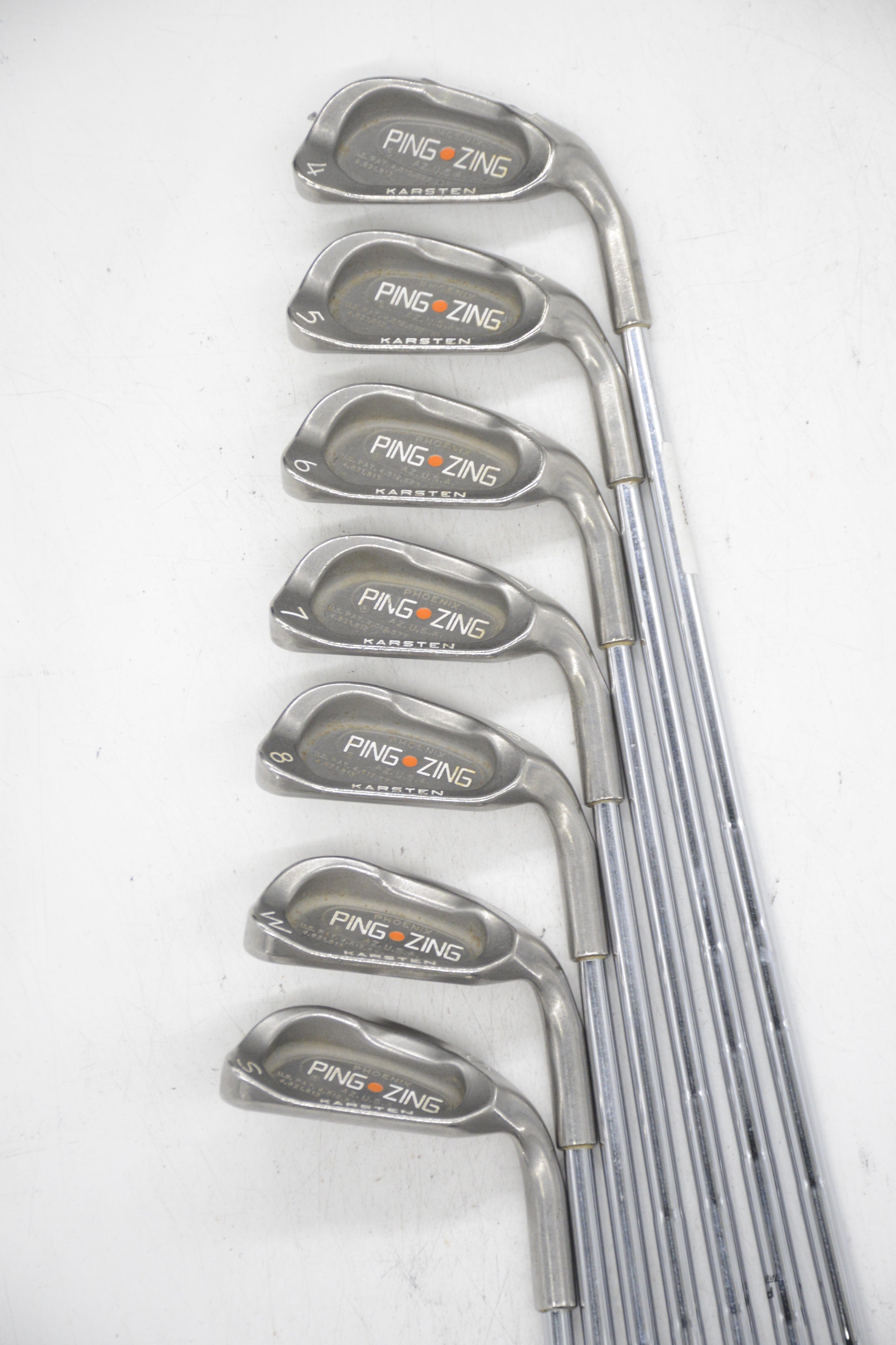 Ping Eye 2 4-8, PW, SW Iron Set R Flex Std Length Golf Clubs GolfRoots 