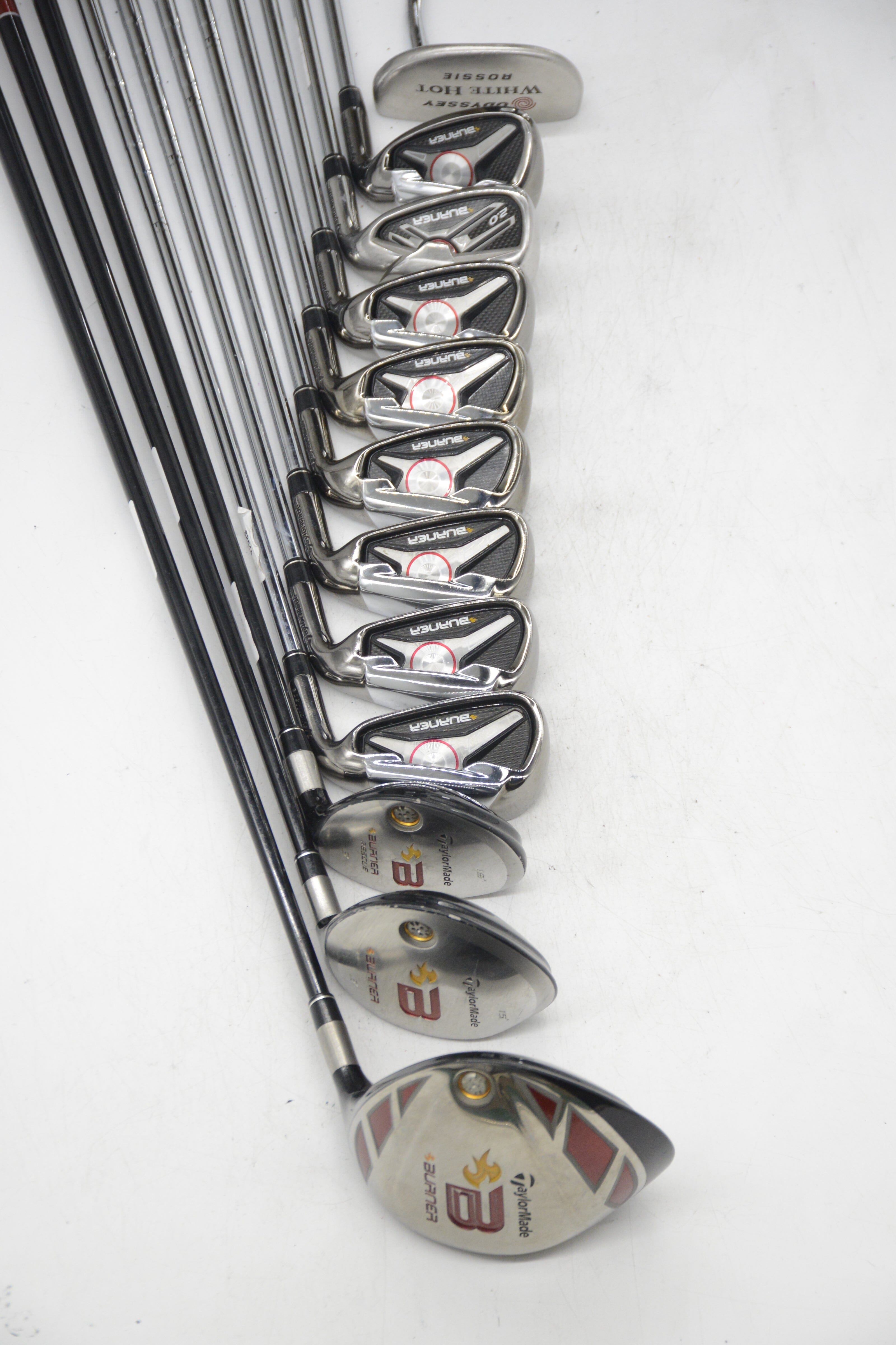 TaylorMade Burner '09 Mixed Full Set R Flex Std Length Golf Clubs GolfRoots 