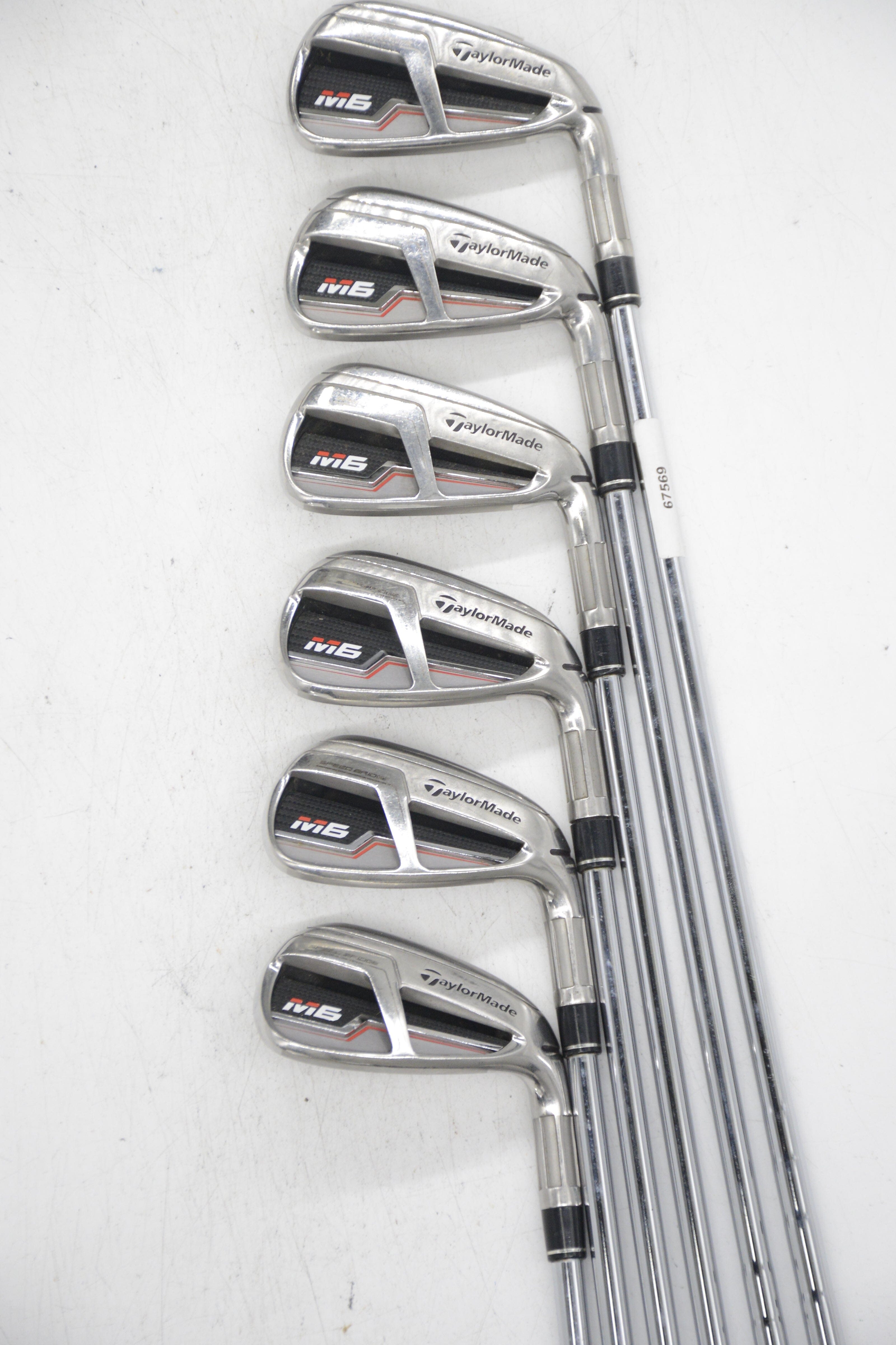 TaylorMade M6 5-PW Iron Set R Flex +0.25" Golf Clubs GolfRoots 