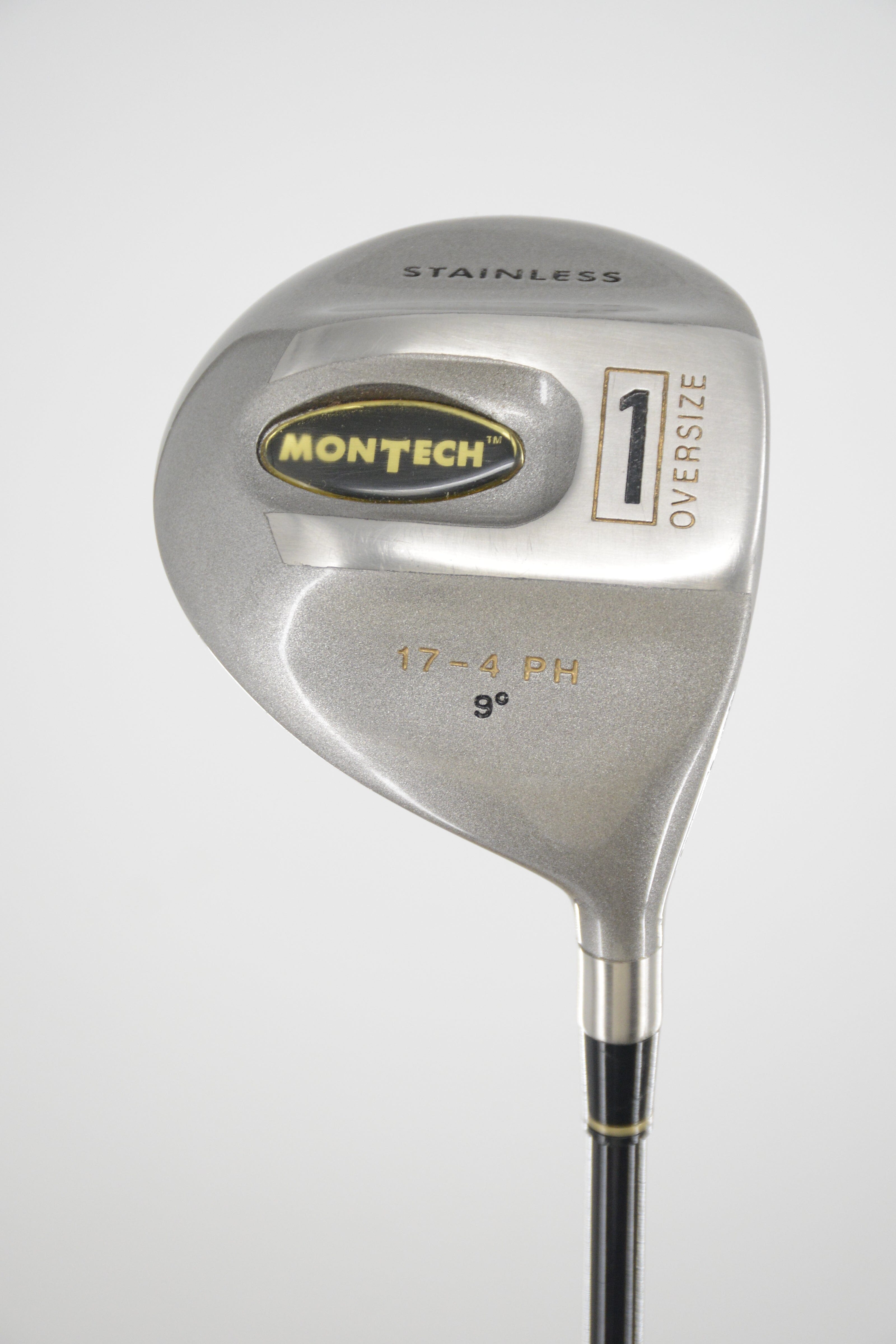 Montech Oversize Stainless 9 Degree Driver R Flex 44.5" Golf Clubs GolfRoots 