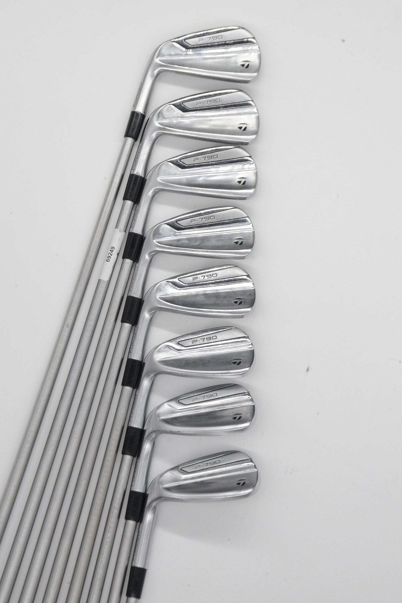 Lefty TaylorMade P790 2019 4-AW Iron Set S Flex Std Length Golf Clubs GolfRoots 