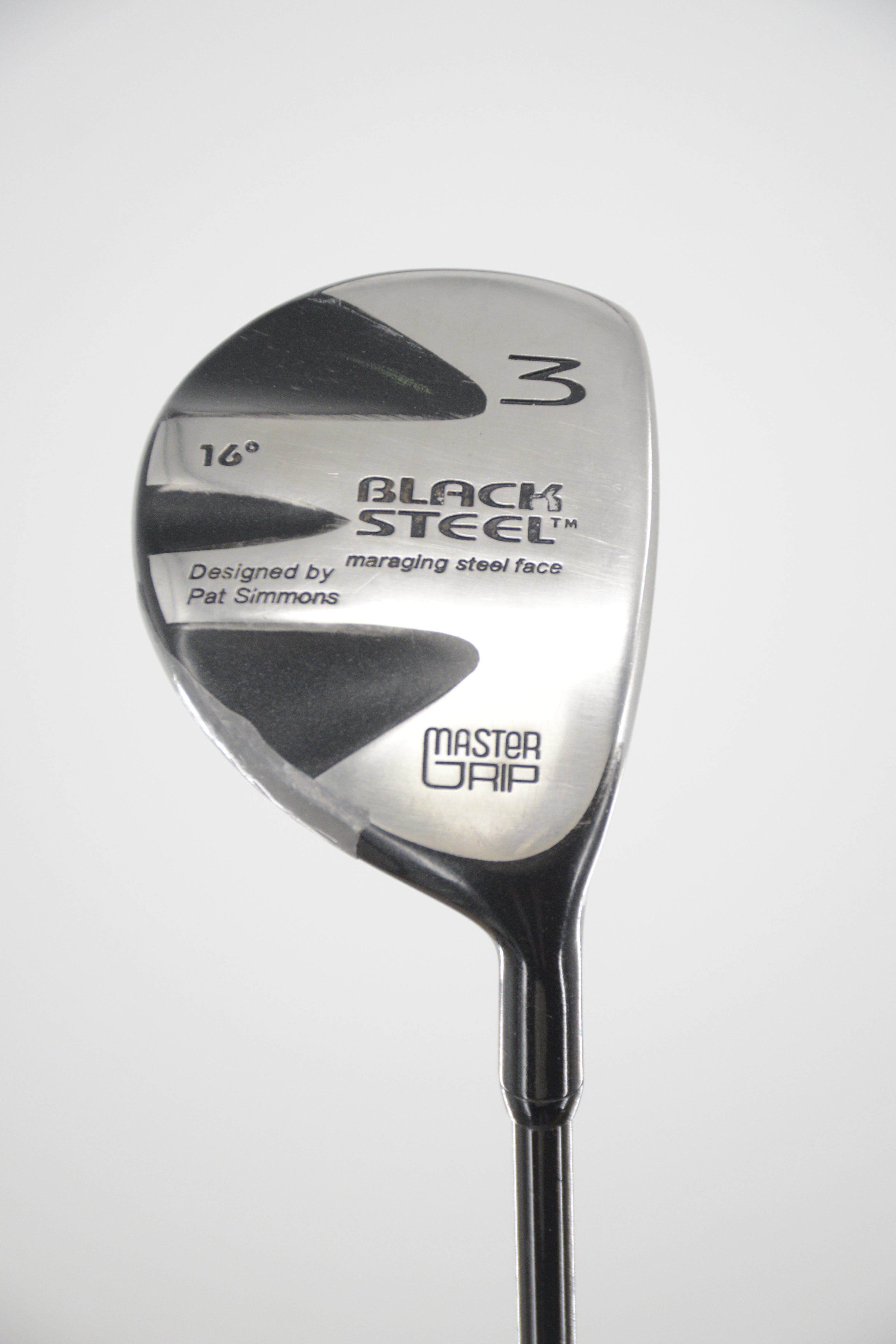 Master Grip Black Steel 3 Wood S Flex 43" Golf Clubs GolfRoots 