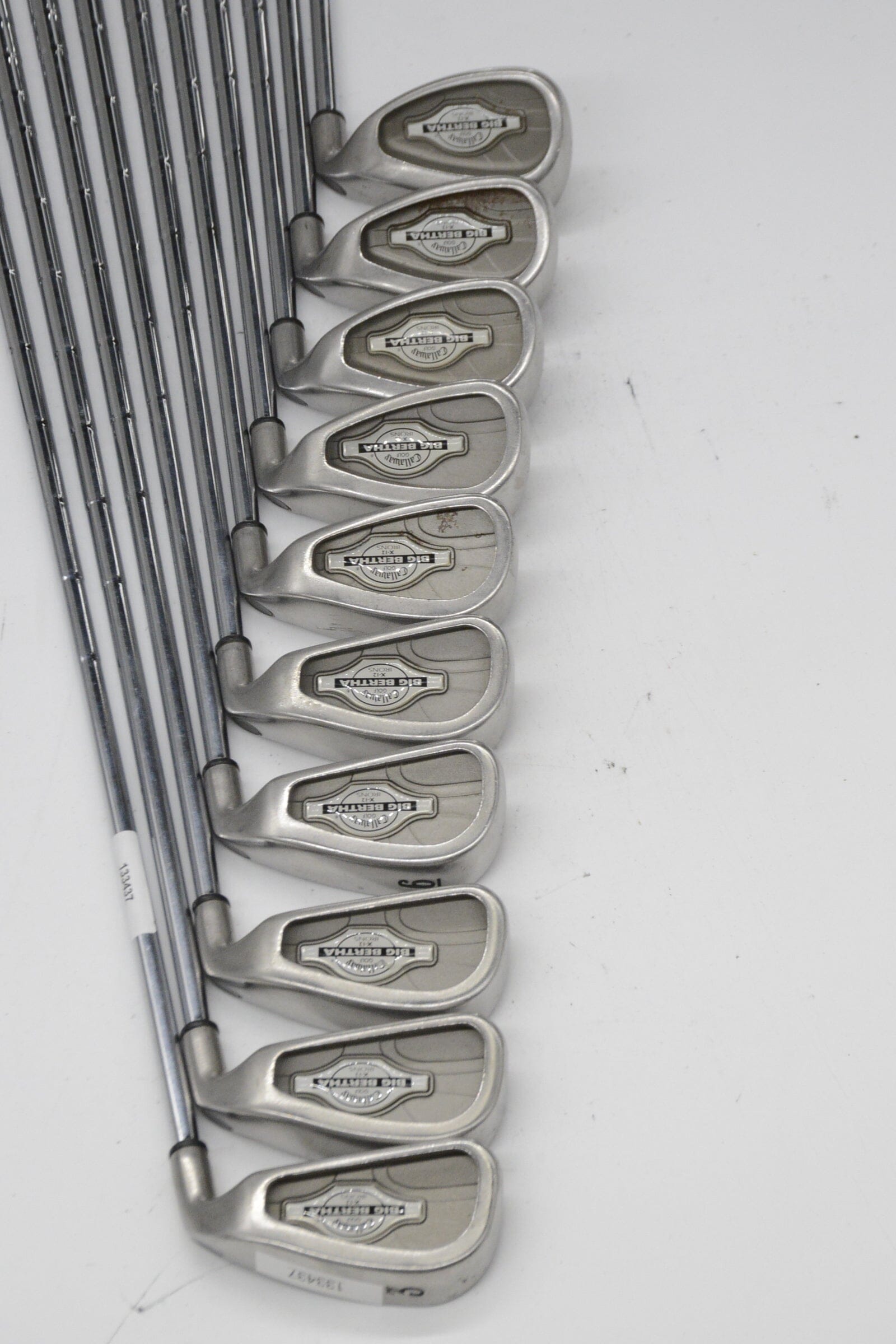 Callaway Big Bertha X-12 3-PW, AW-LW Iron Set S Flex Std Length Golf Clubs GolfRoots 