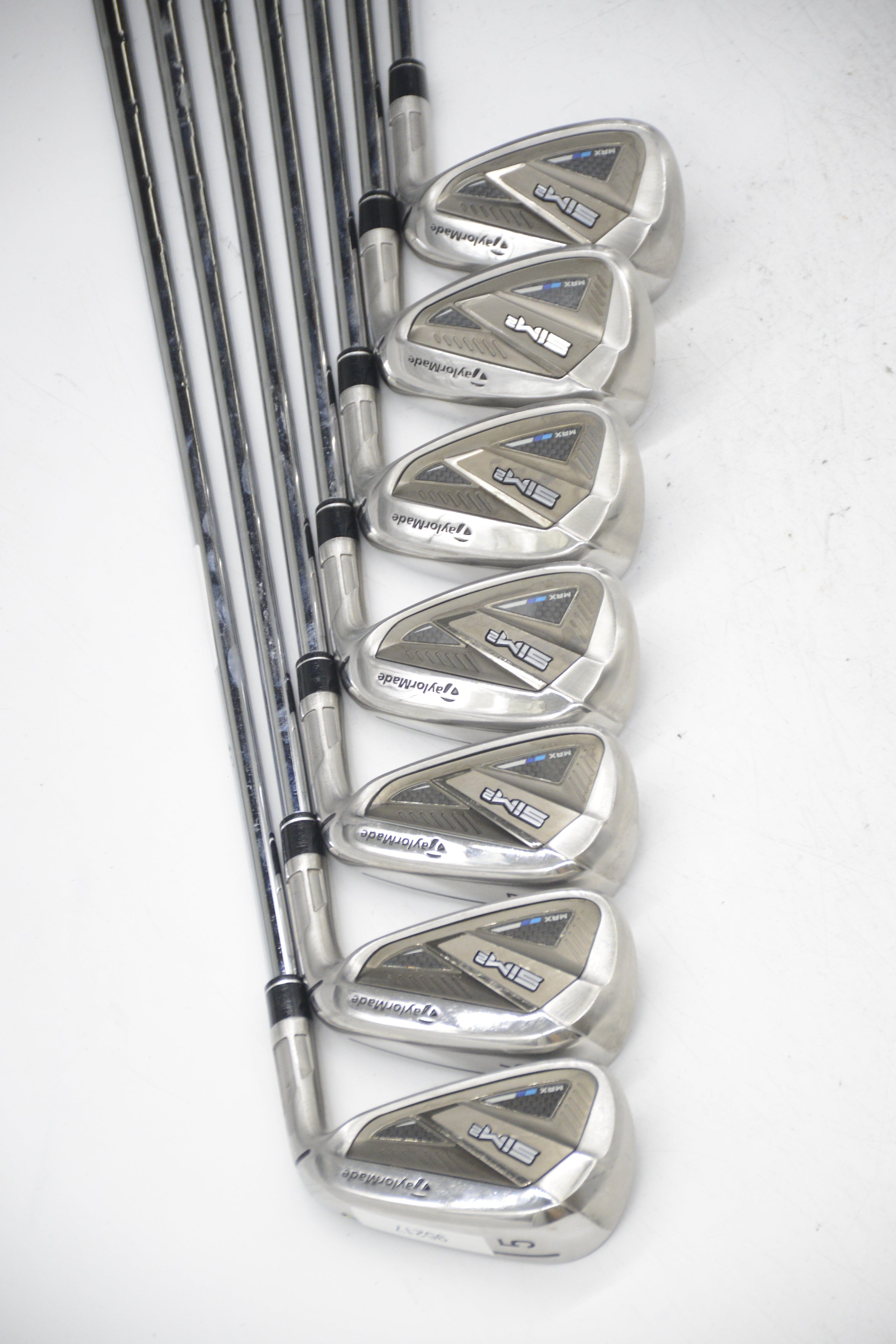 TaylorMade SIM2 Max 5-AW Iron Set S Flex +1.5" Golf Clubs GolfRoots 